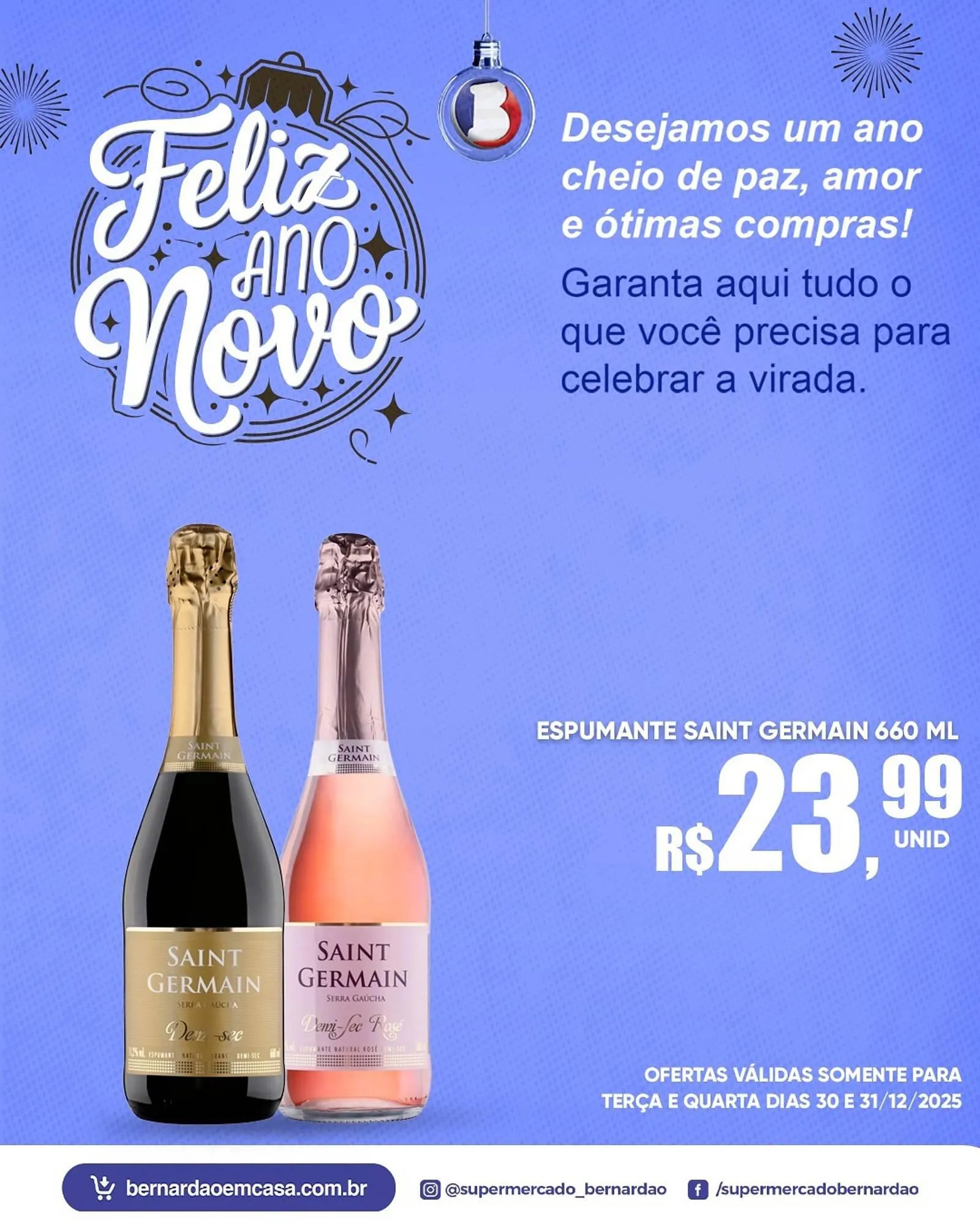 Encarte de Catálogo Supermercado Bernardão 30 de dezembro até 31 de dezembro 2025 - Pagina 2