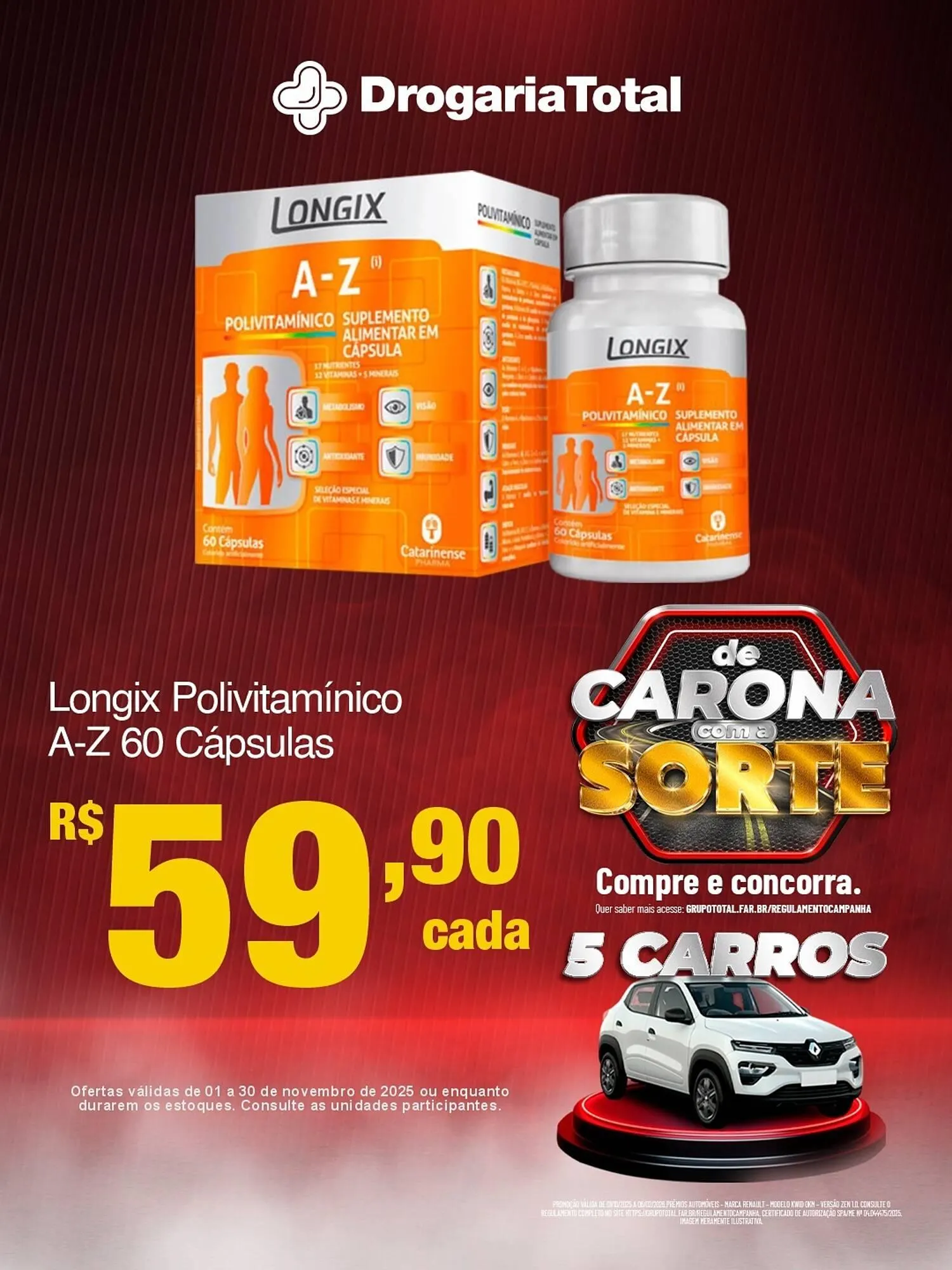Encarte de Catálogo Drogaria Total 12 de novembro até 30 de novembro 2025 - Pagina 3