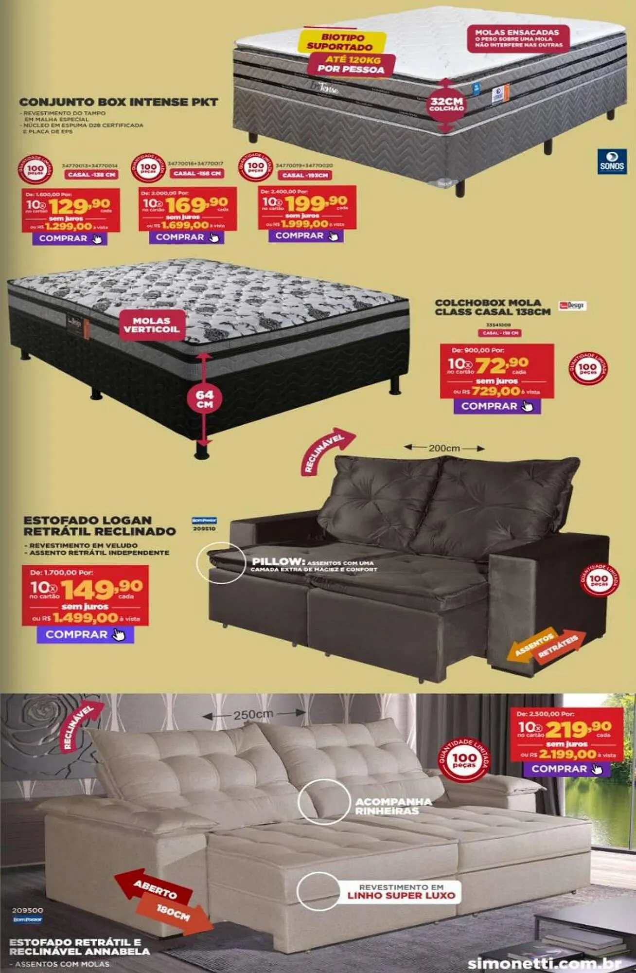 Encarte de Catálogo Móveis Simonetti 10 de julho até 15 de julho 2023 - Pagina 3