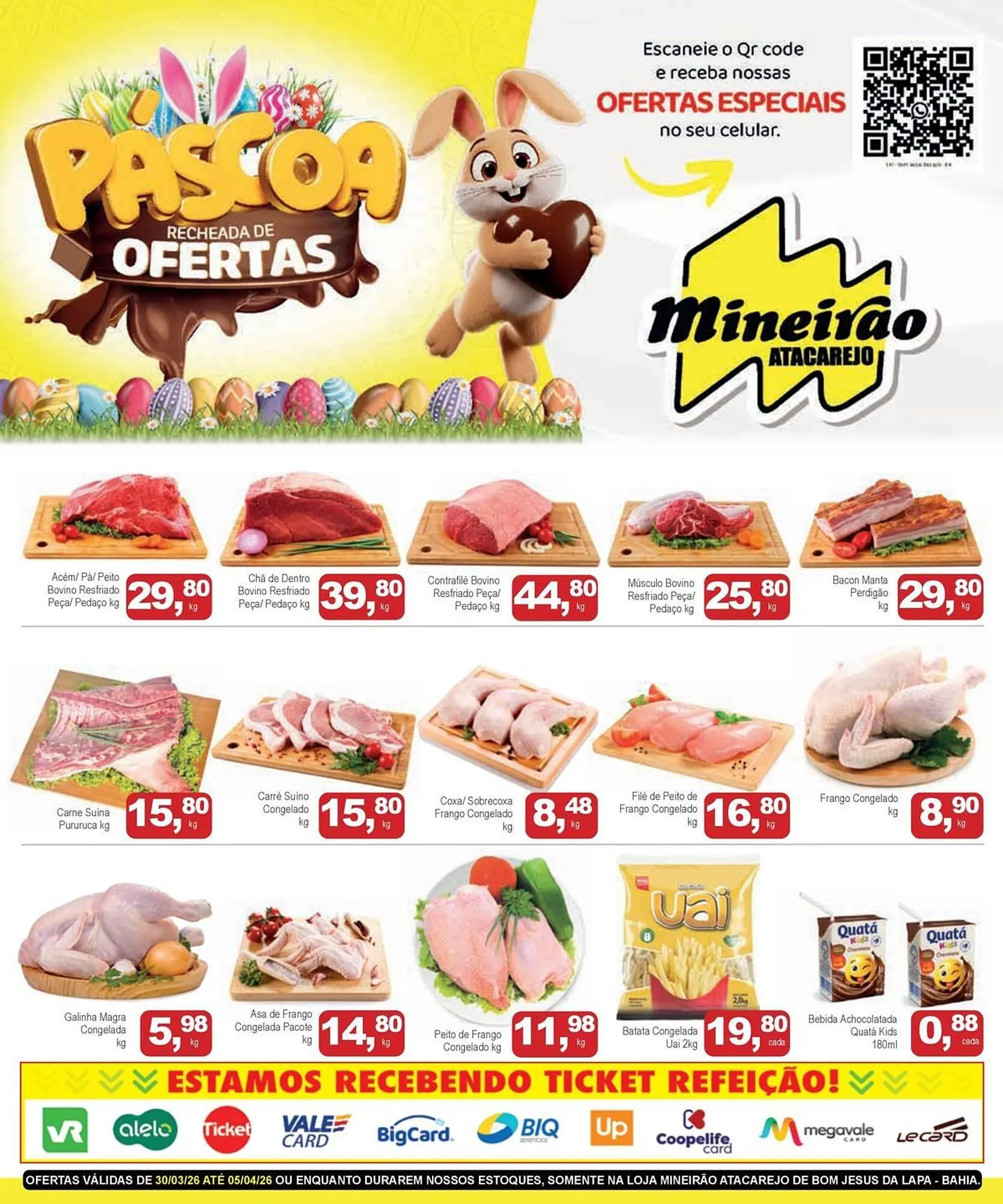 Encarte de Folheto Mineirão Atacarejo 30 de março até 5 de abril 2026 - Pagina 1