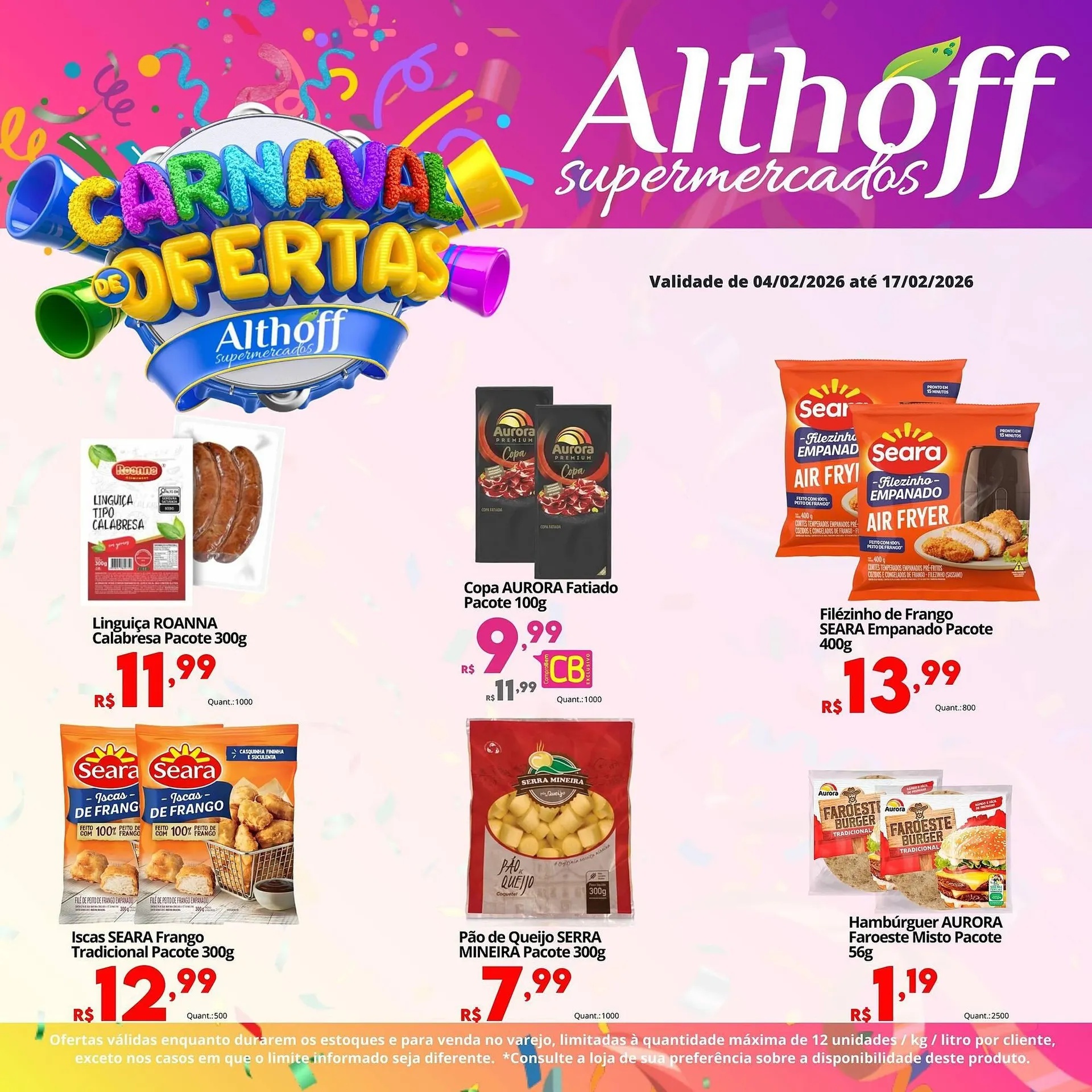 Encarte de Encarte Althoff Supermercados 4 de fevereiro até 17 de fevereiro 2026 - Pagina 4