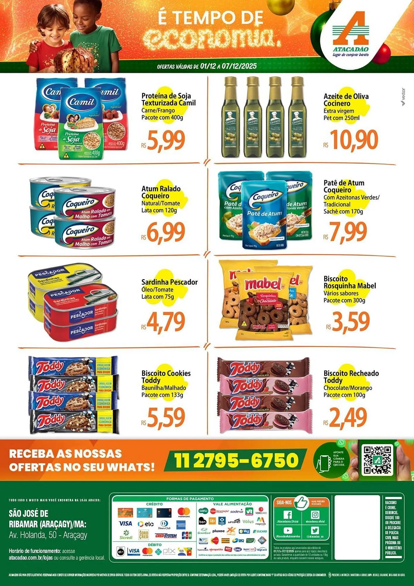 Encarte de Folheto Atacadão 1 de dezembro até 7 de dezembro 2025 - Pagina 2
