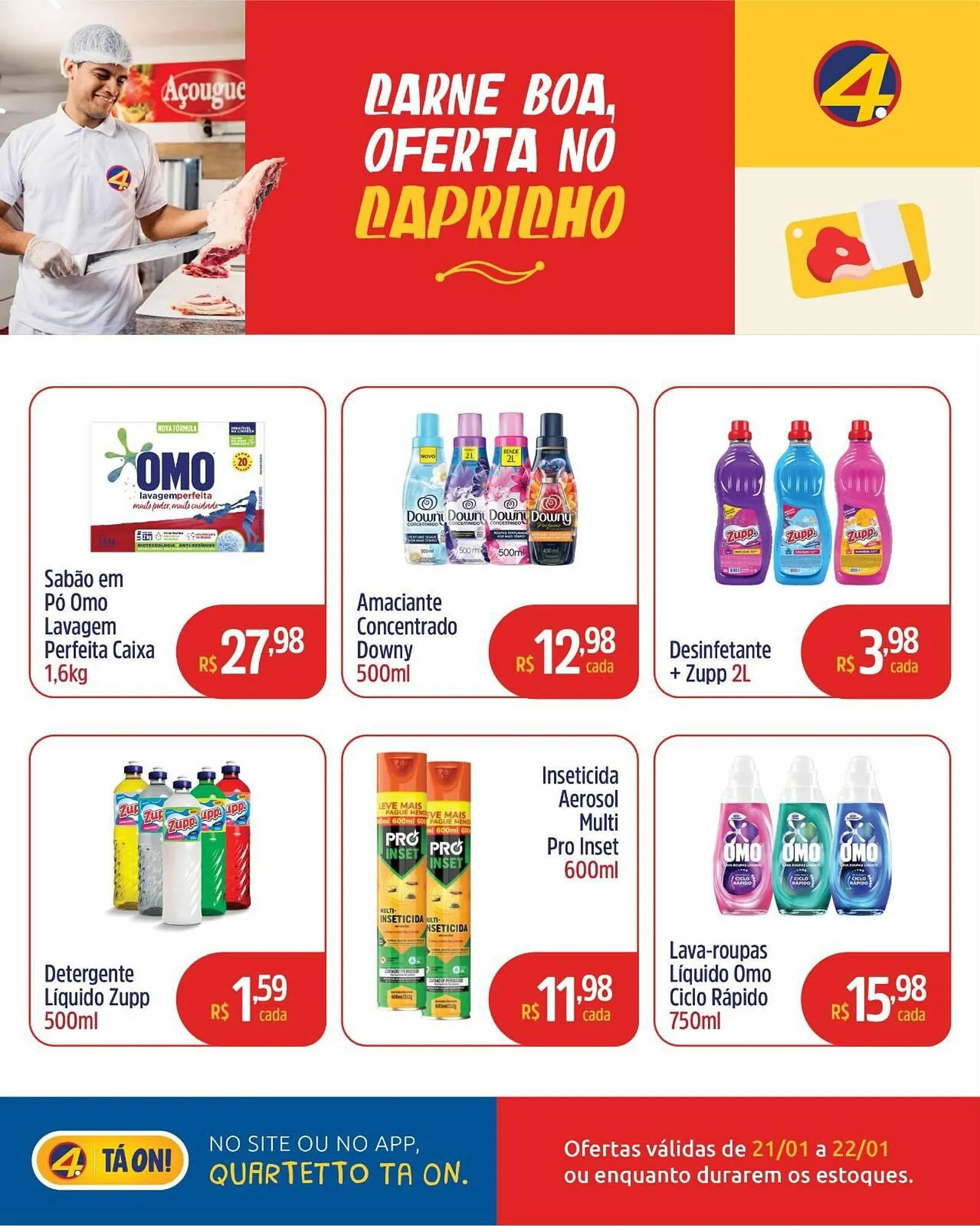 Encarte de Catálogo Quartetto Supermercados 21 de janeiro até 22 de janeiro 2026 - Pagina 5