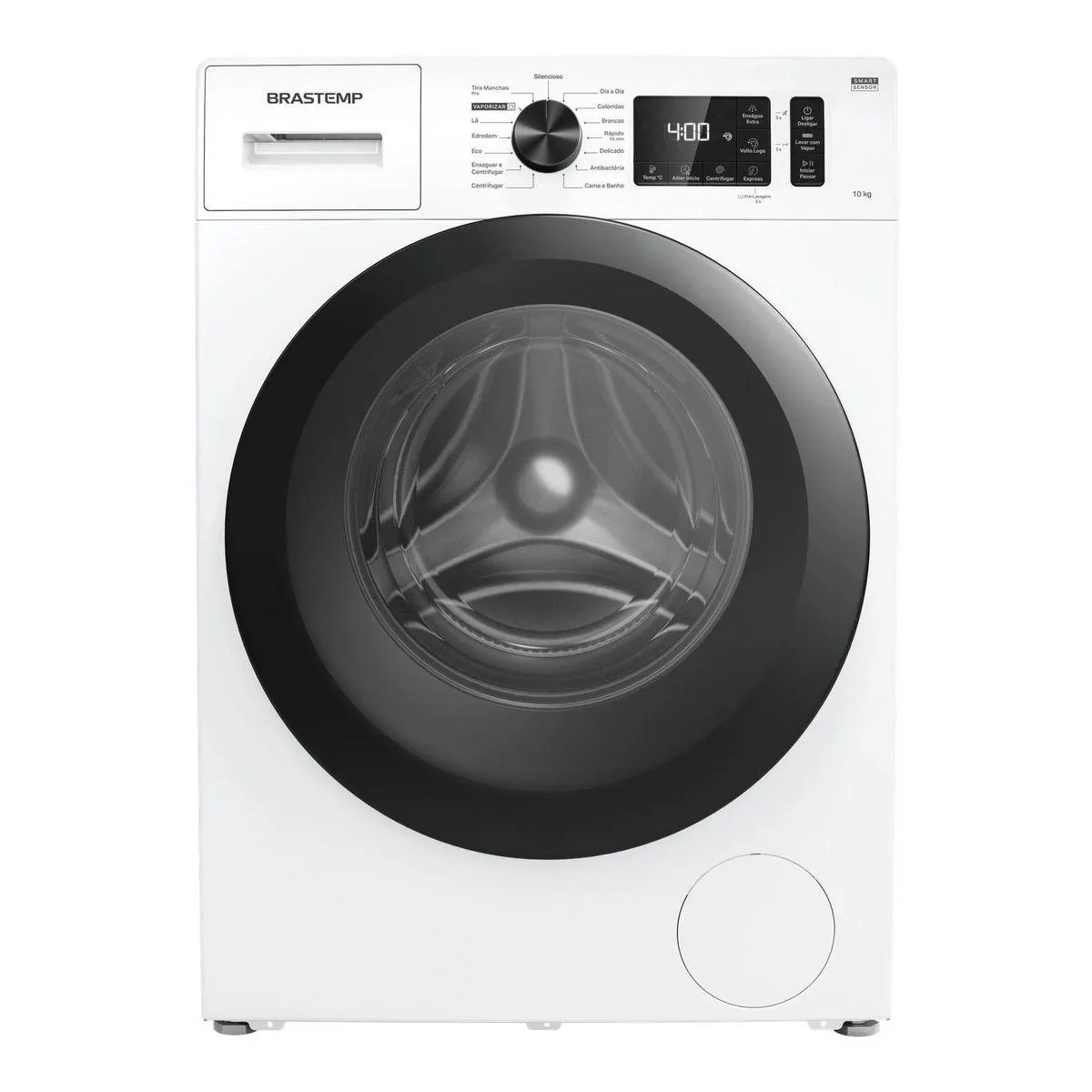 Lavadora Brastemp 10Kg Branca com Smart Sensor, Tira Manchas Pro e Motor Inverter - BNF10AB