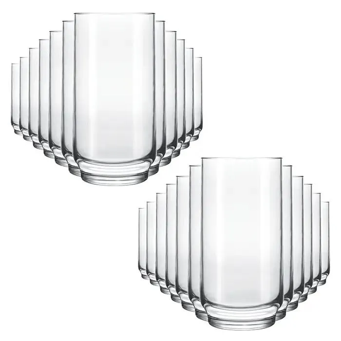 Jogo de Copos Long Drink Lights Nadir 420ml com 24 peças