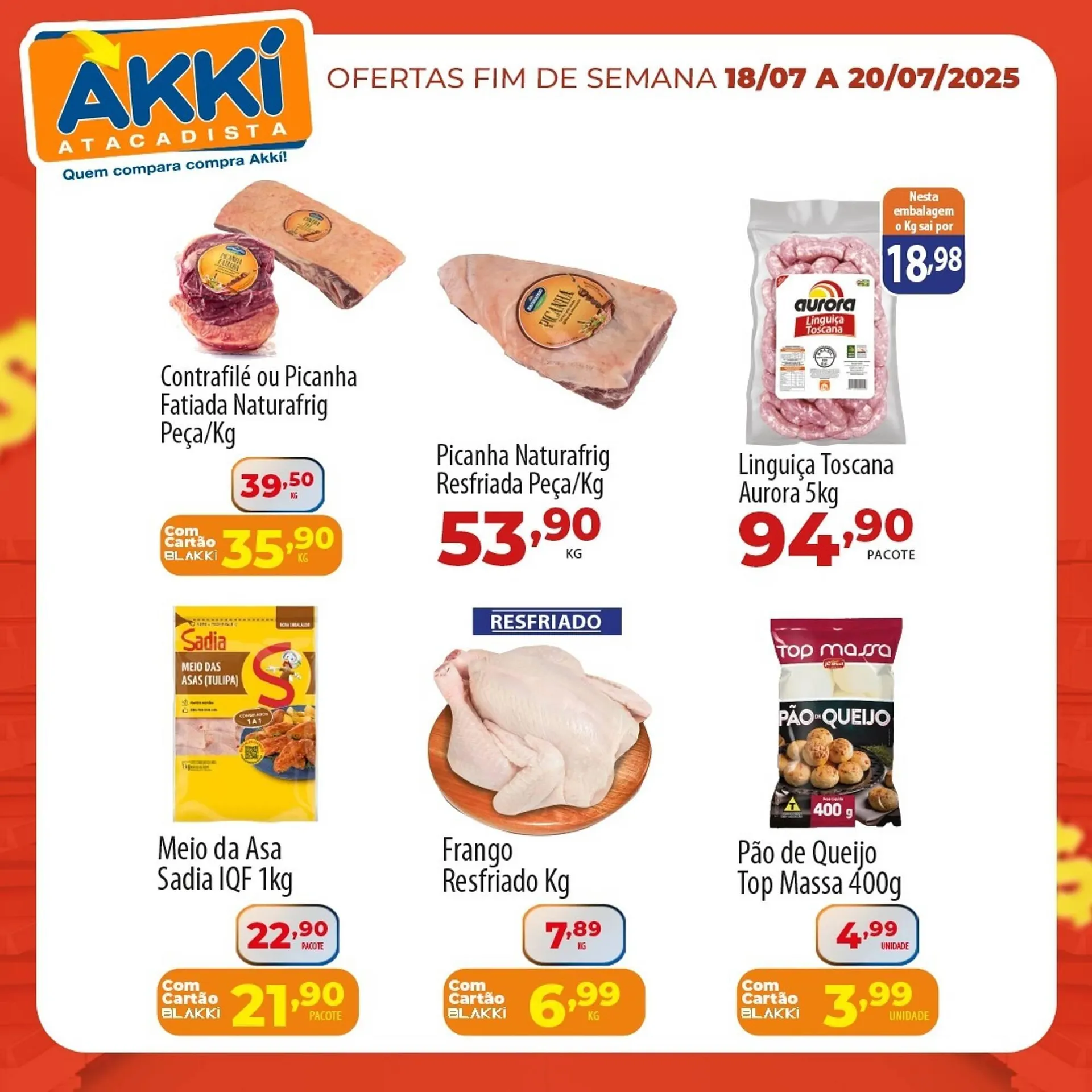 Encarte de Catálogo Akki Atacadista 18 de julho até 20 de julho 2025 - Pagina 1