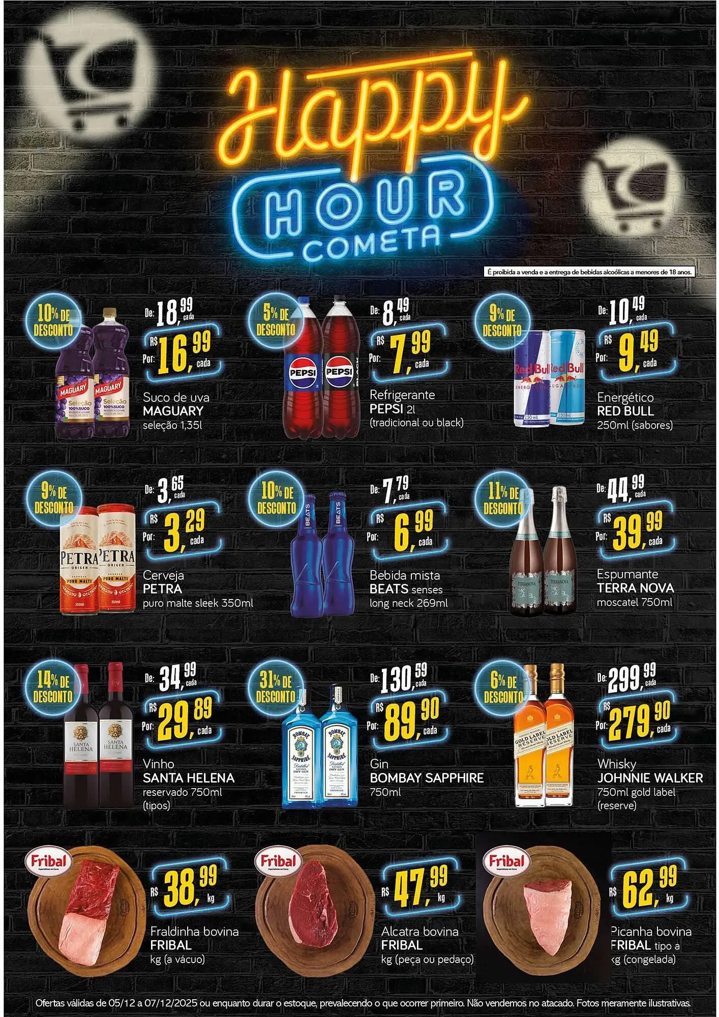 Encarte de Encarte Cometa Supermercados 5 de dezembro até 7 de dezembro 2025 - Pagina 1