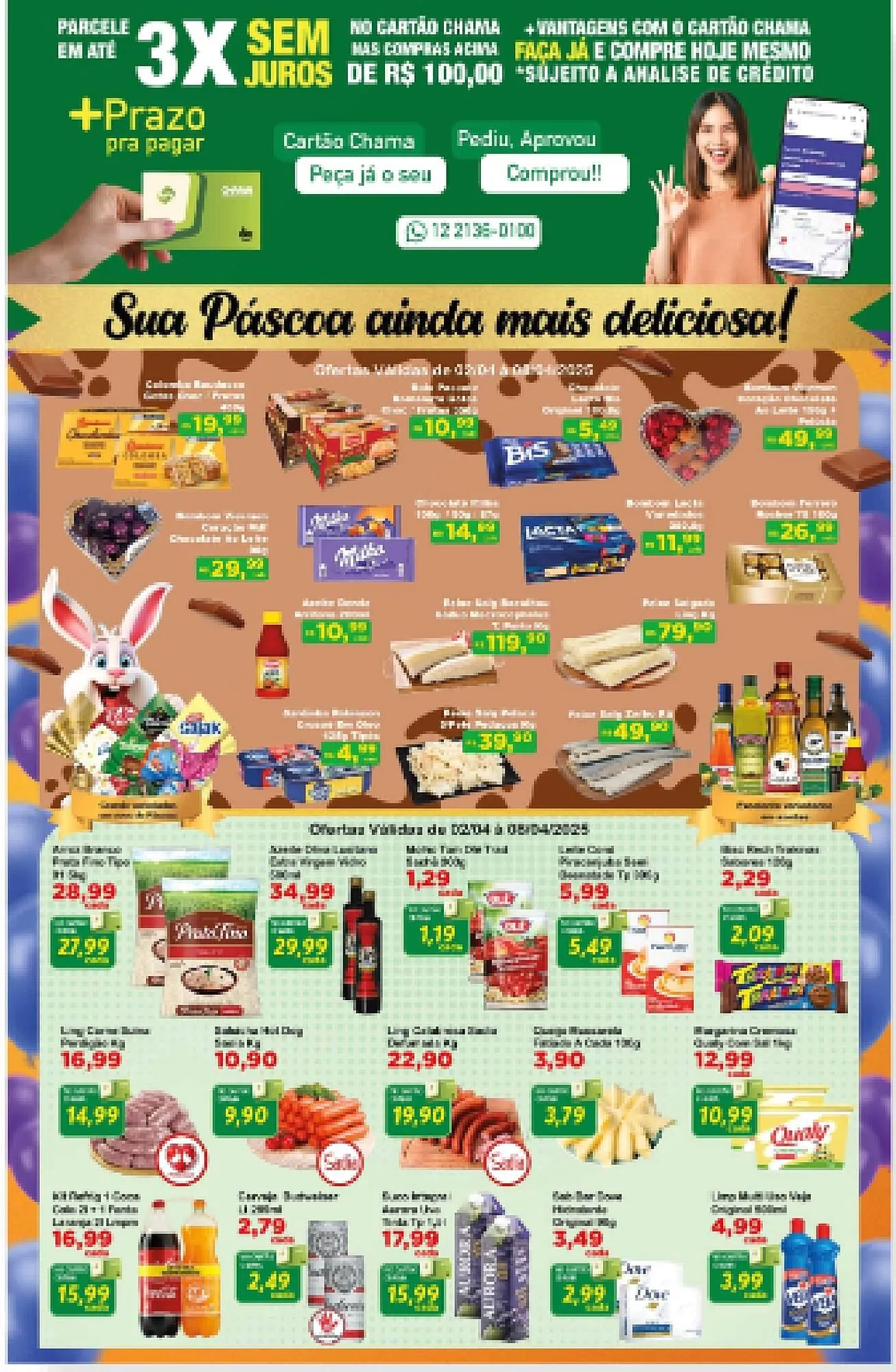 Encarte de Catálogo Chama Supermercados 1 de abril até 8 de abril 2025 - Pagina 1