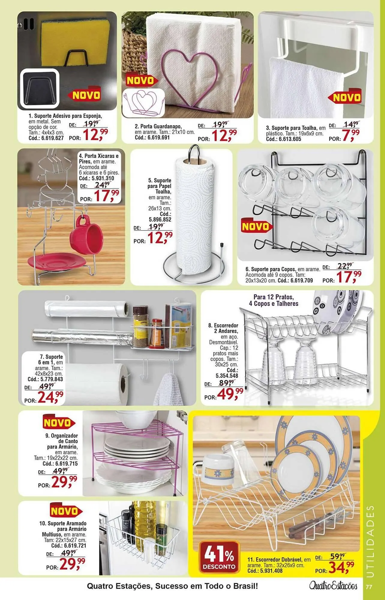 Encarte de Catálogo Quatro Estações 28 de abril até 30 de abril 2025 - Pagina 73