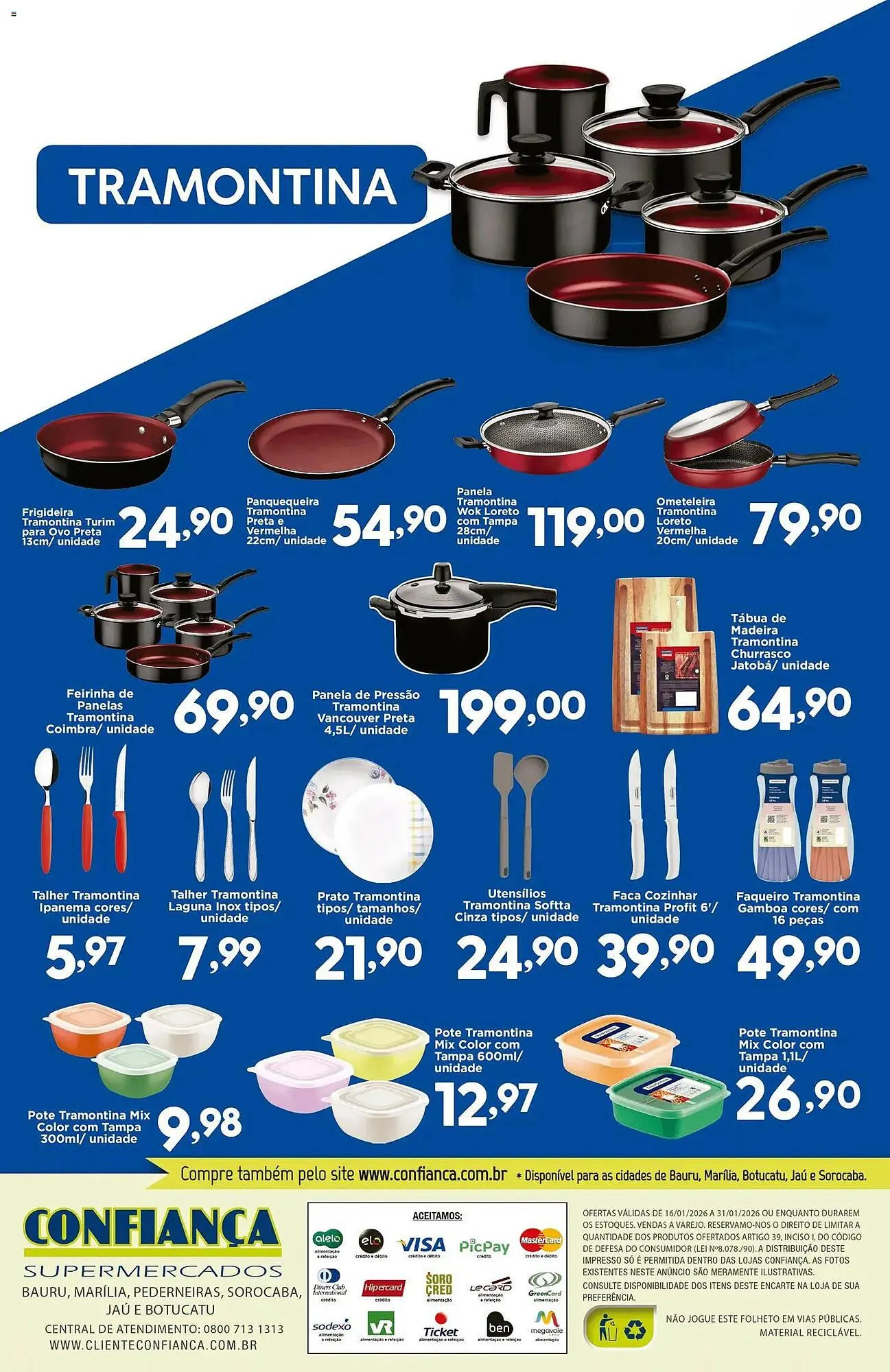 Encarte de Catálogo Confiança Supermercados 16 de janeiro até 1 de fevereiro 2026 - Pagina 2