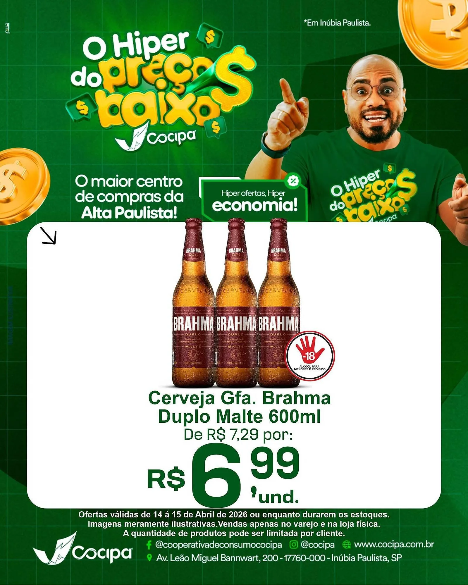 Encarte de Catálogo Cocipa 14 de abril até 15 de abril 2026 - Pagina 1