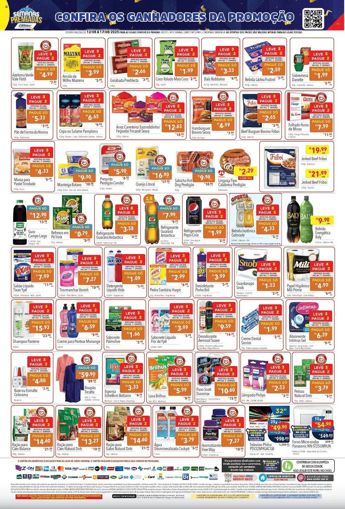 Encarte de Catálogo Supermercados Condor 12 de agosto até 17 de agosto 2025 - Pagina 2