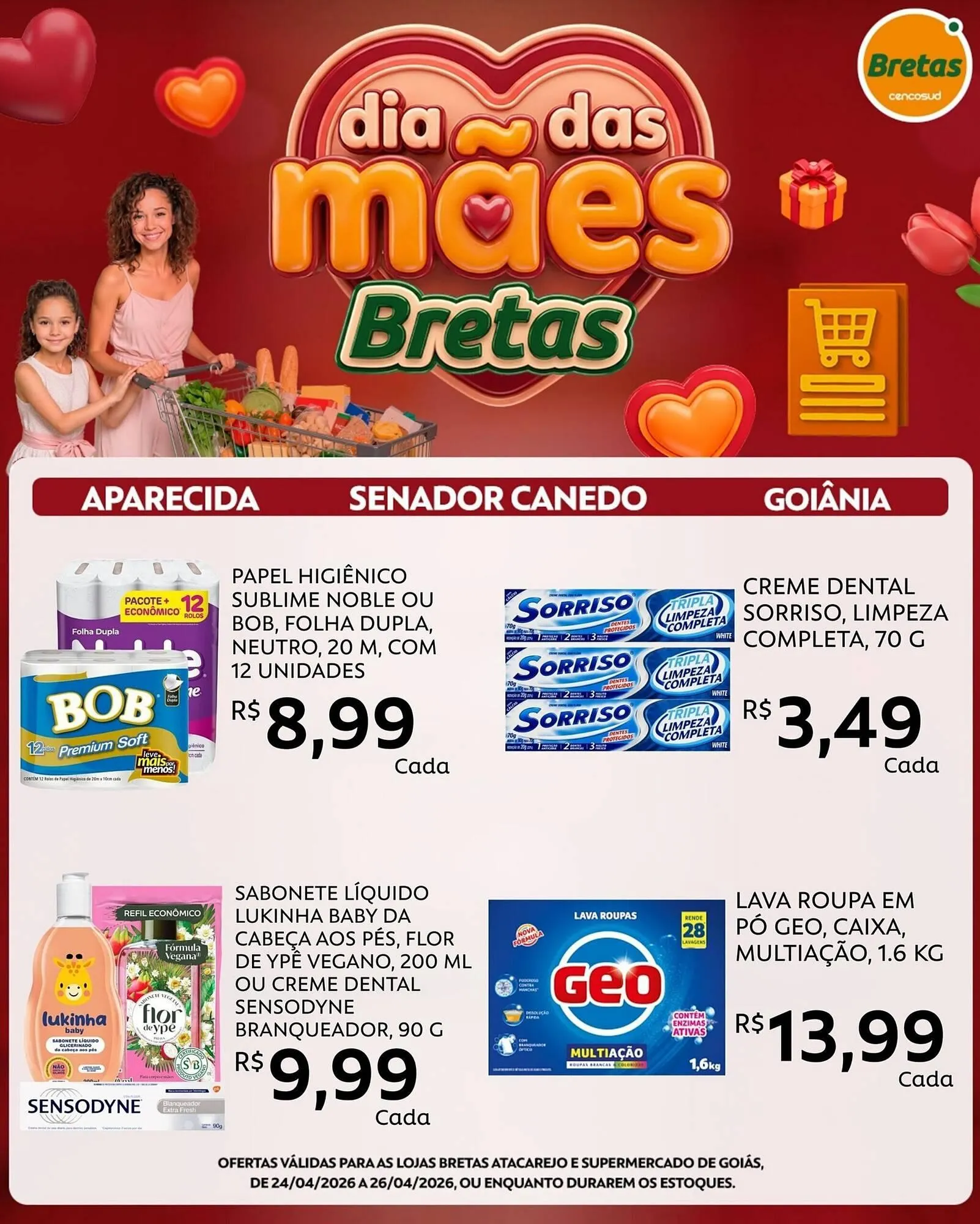Encarte de Catálogo Supermercados Bretas 24 de abril até 26 de abril 2026 - Pagina 4