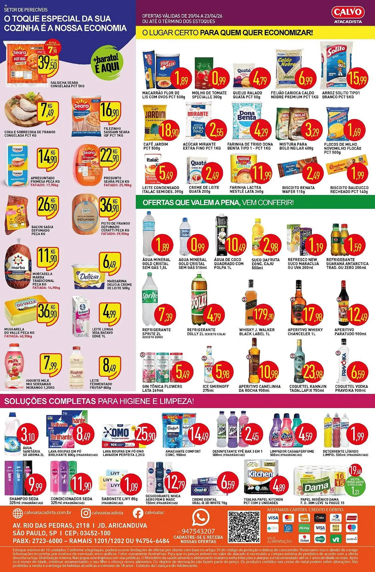 Encarte de Folheto Calvo Atacadista 24 de abril até 27 de abril 2026 - Pagina 2