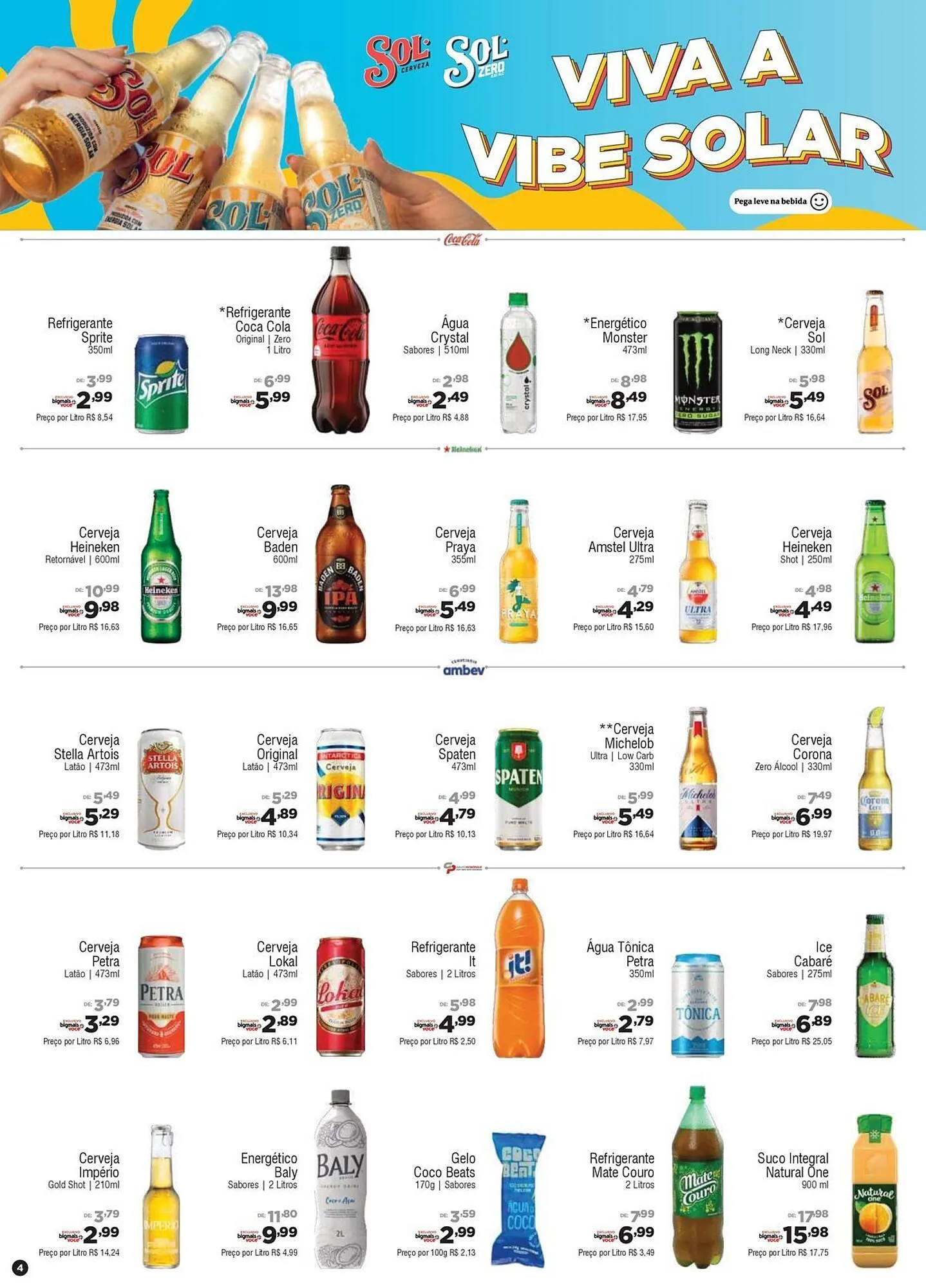 Encarte de Catálogo Big Mais Supermercados 19 de junho até 8 de julho 2025 - Pagina 4