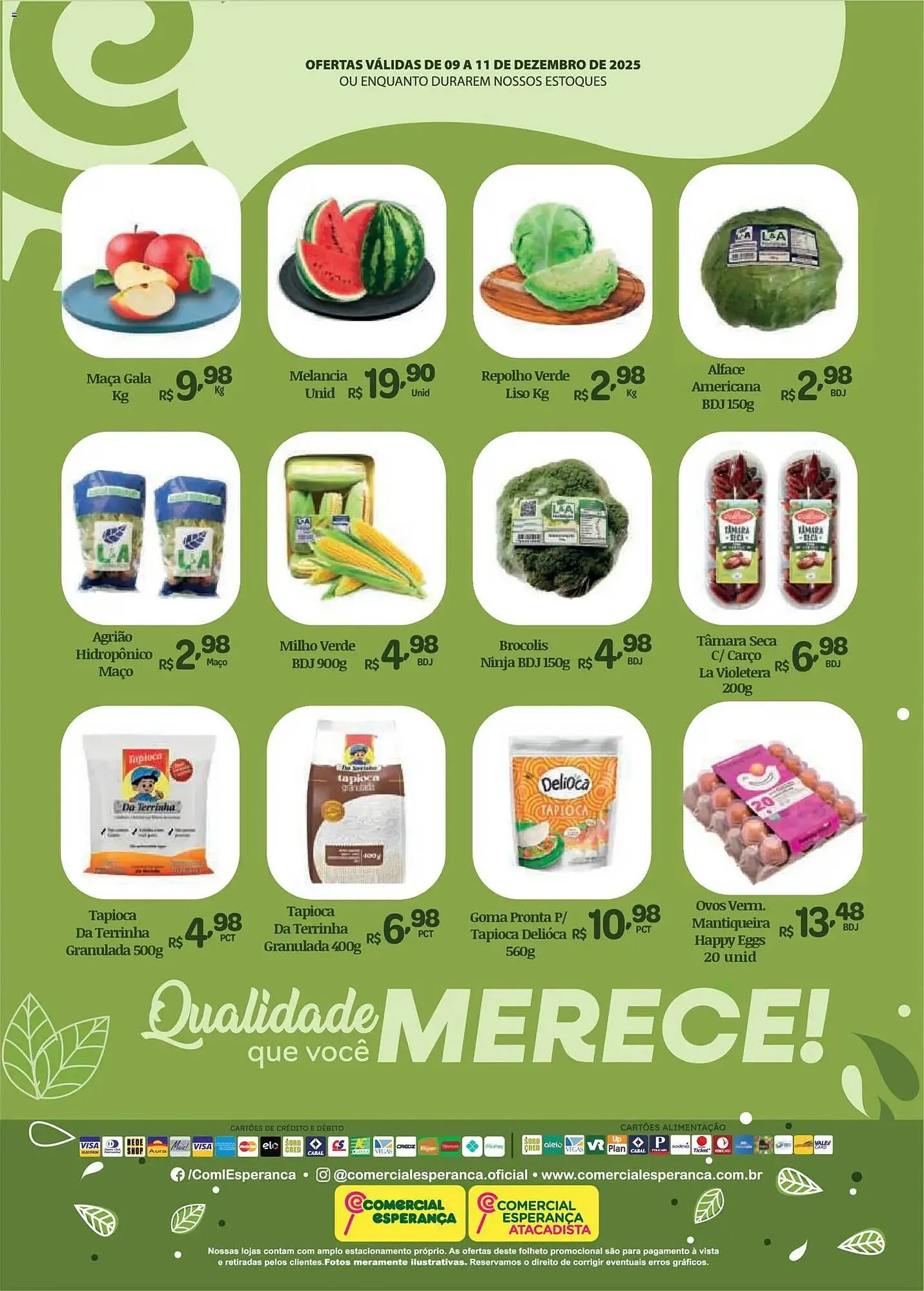 Encarte de Folheto Comercial Esperança 9 de dezembro até 11 de dezembro 2025 - Pagina 2