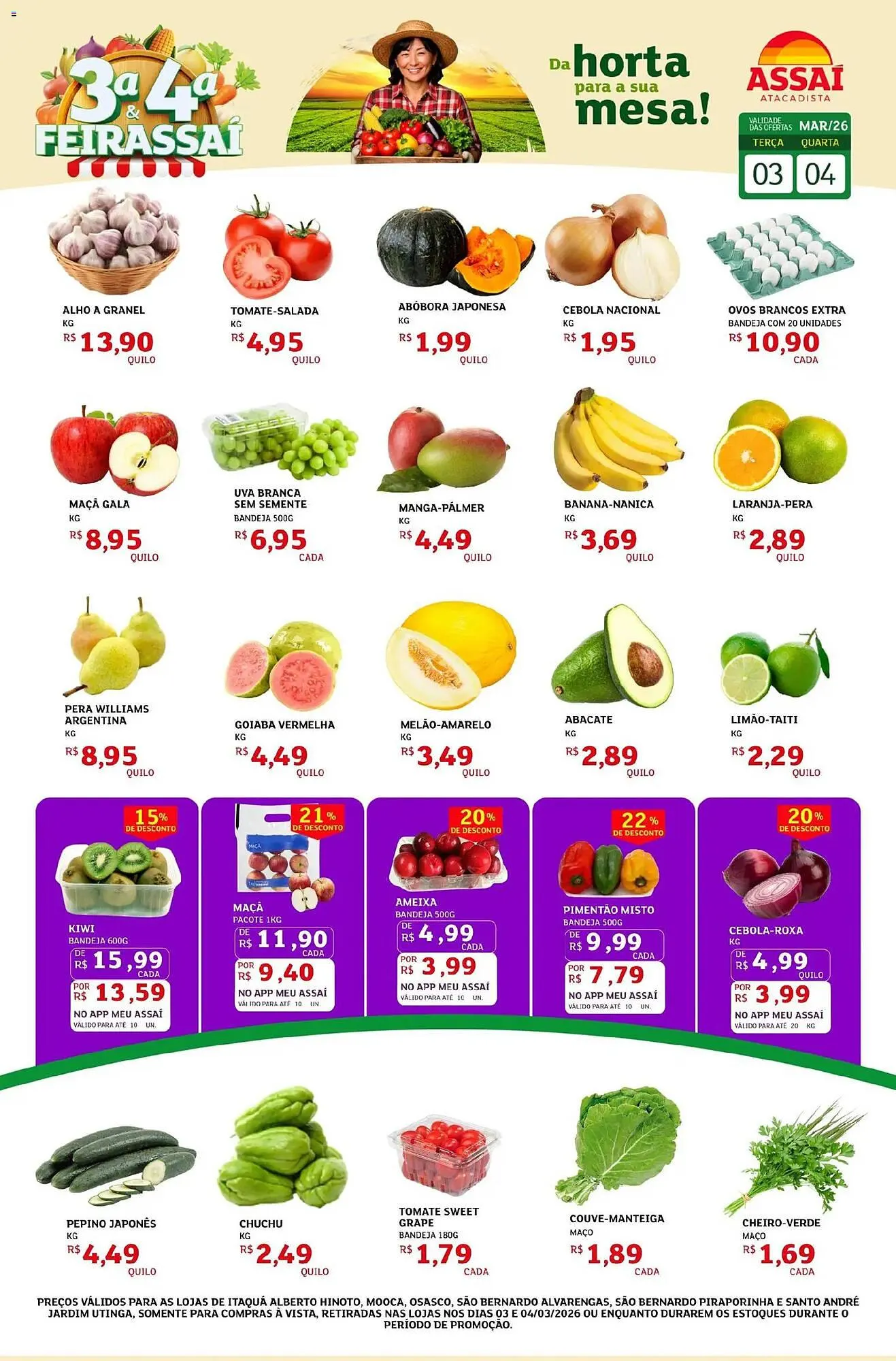 Encarte de Encarte Assaí Atacadista 3 de março até 4 de março 2026 - Pagina 1