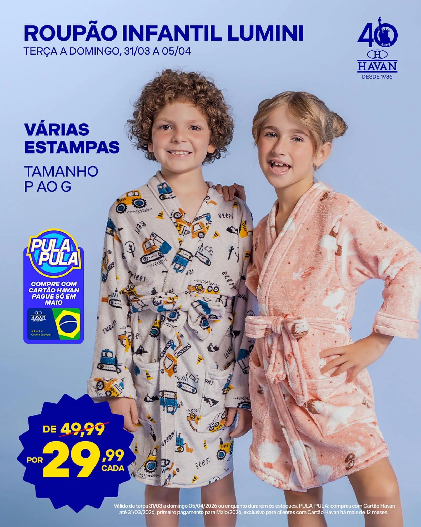Encarte de Catálogo Lojas Havan 31 de março até 5 de abril 2026 - Pagina 1