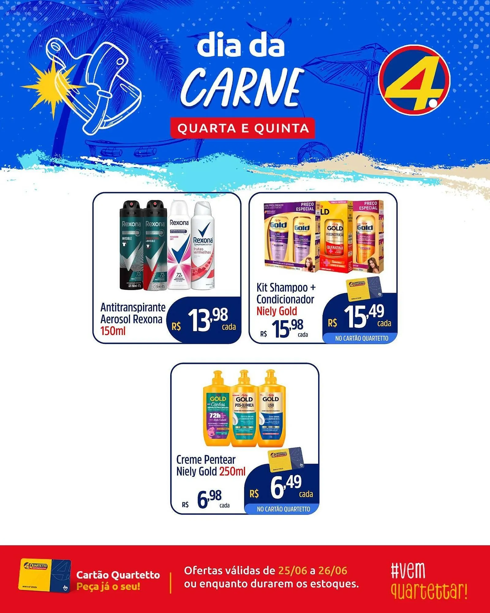 Encarte de Catálogo Quartetto Supermercados 25 de junho até 26 de junho 2025 - Pagina 5