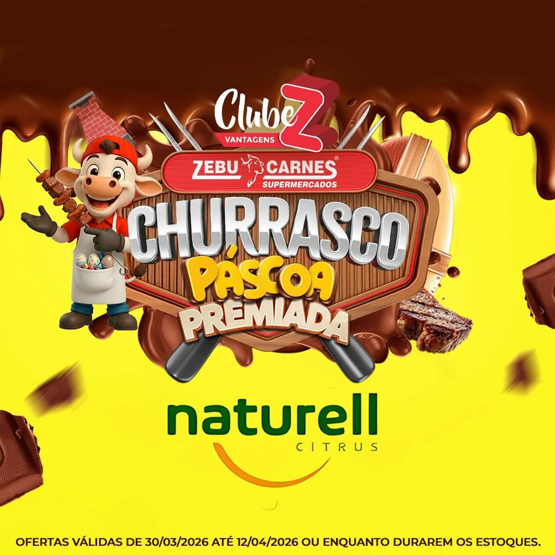 Encarte de Catálogo Zebu Carnes Supermercados 5 de abril até 12 de abril 2026 - Pagina 1