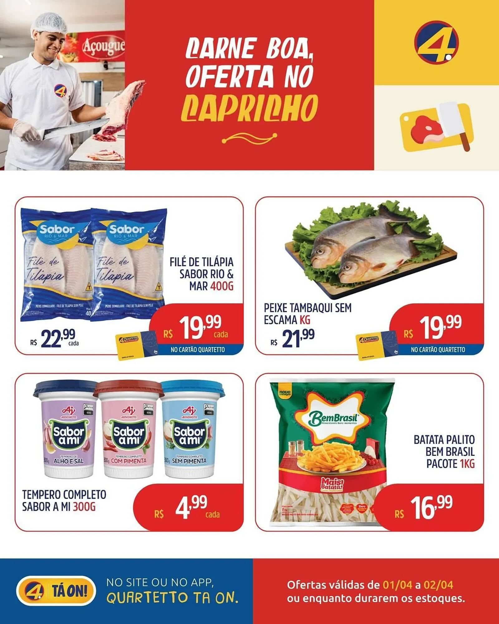 Encarte de Catálogo Quartetto Supermercados 1 de abril até 2 de abril 2026 - Pagina 2
