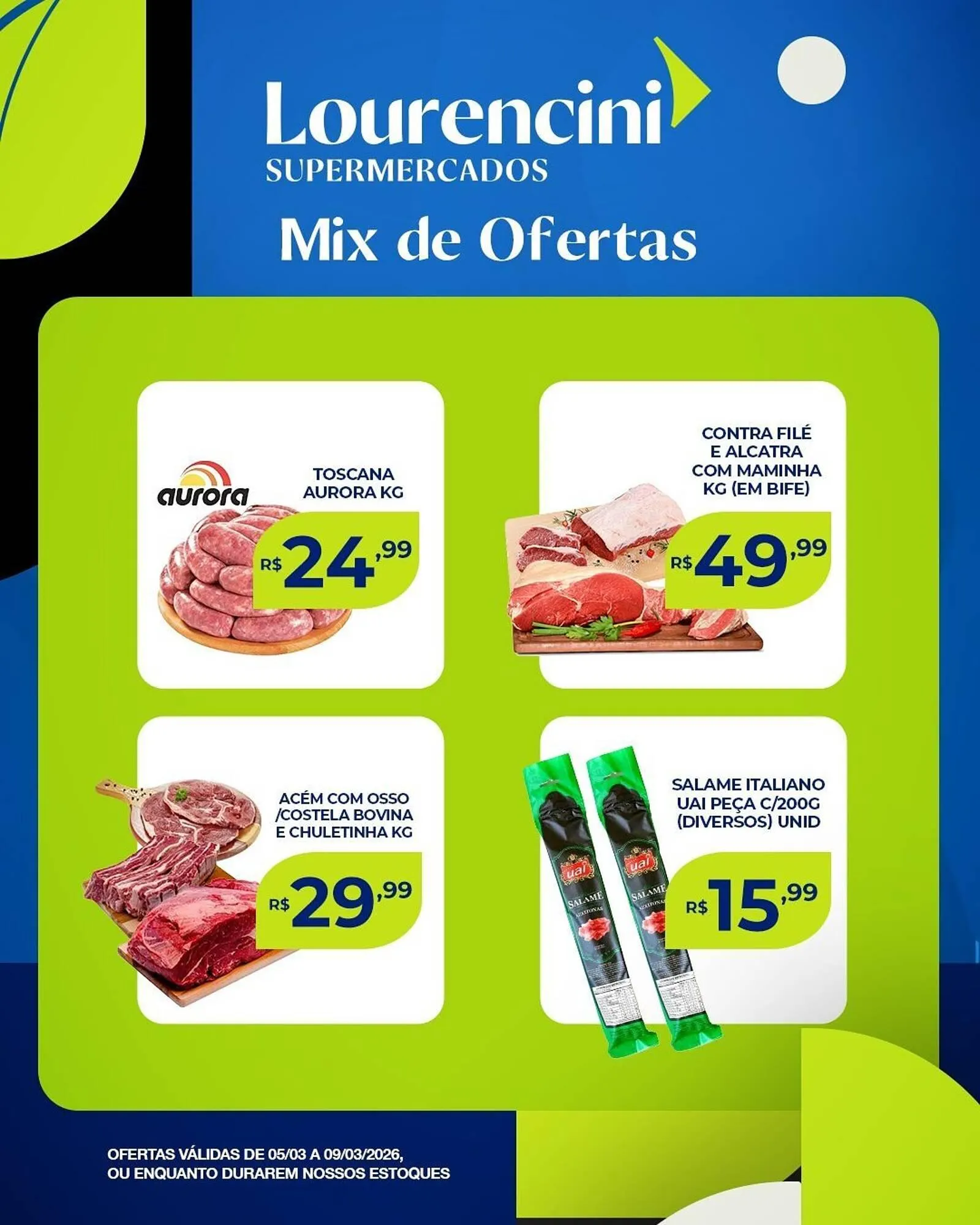 Encarte de Catálogo Lourencini Supermercados 6 de março até 9 de março 2026 - Pagina 2
