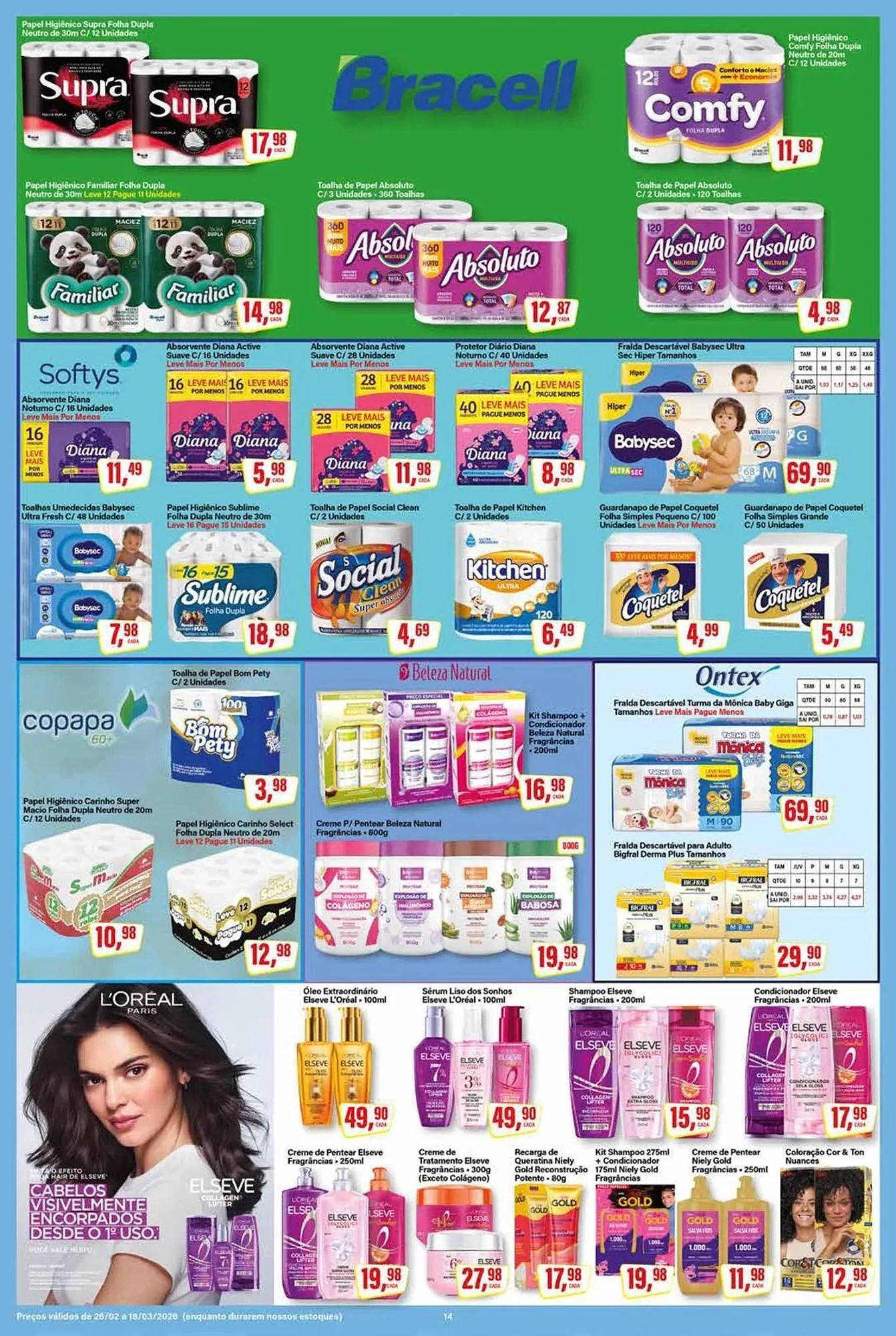 Encarte de Encarte Rede Supermarket 16 de março até 18 de março 2026 - Pagina 14