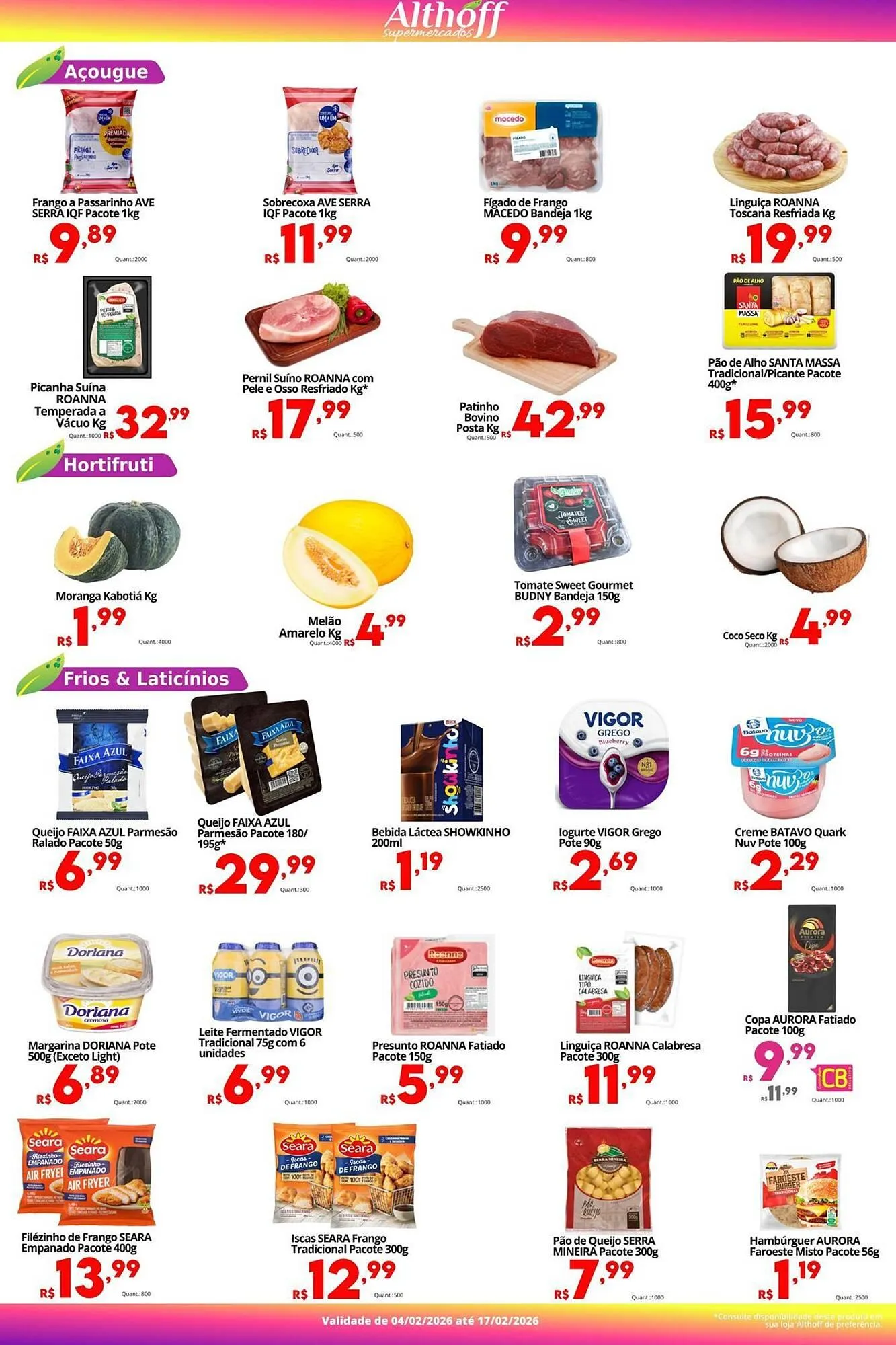Encarte de Encarte Althoff Supermercados 4 de fevereiro até 17 de fevereiro 2026 - Pagina 2
