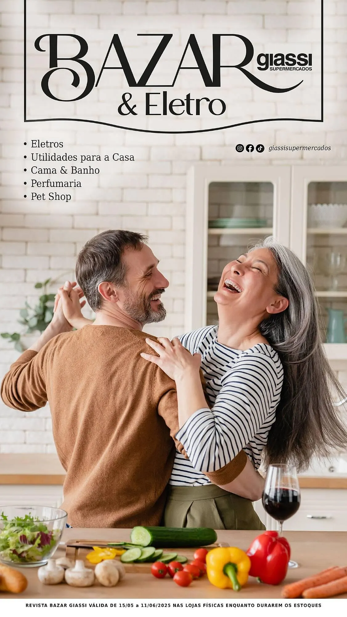 Encarte de Catálogo Giassi Supermercados 15 de maio até 11 de junho 2025 - Pagina 1