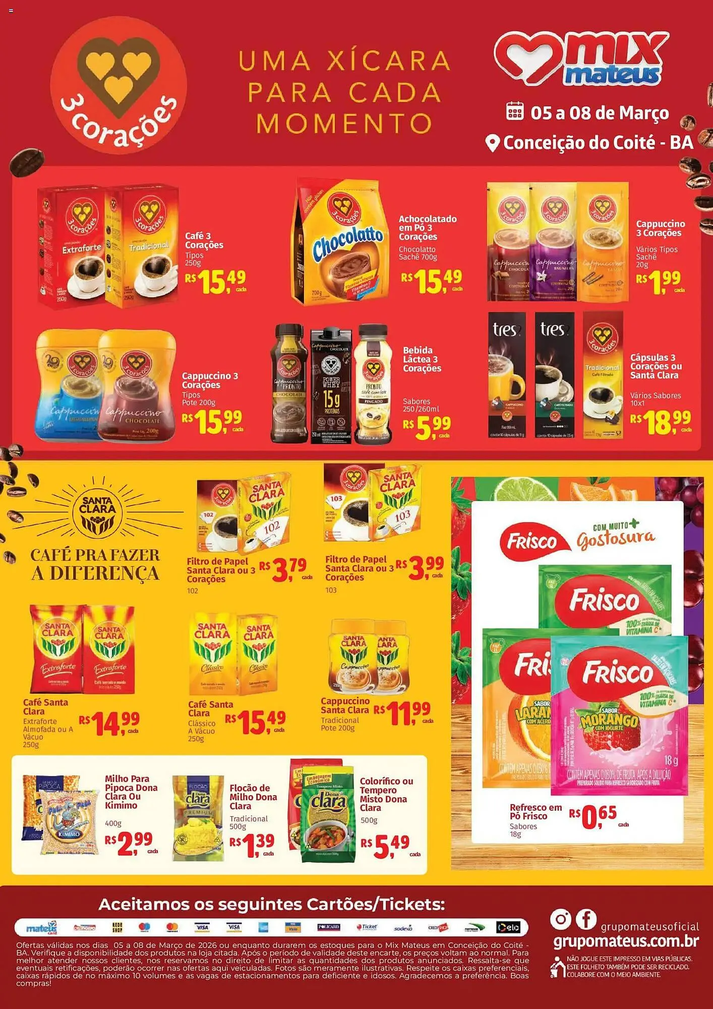 Encarte de Catálogo Supermercados Mateus 5 de março até 8 de março 2026 - Pagina 1