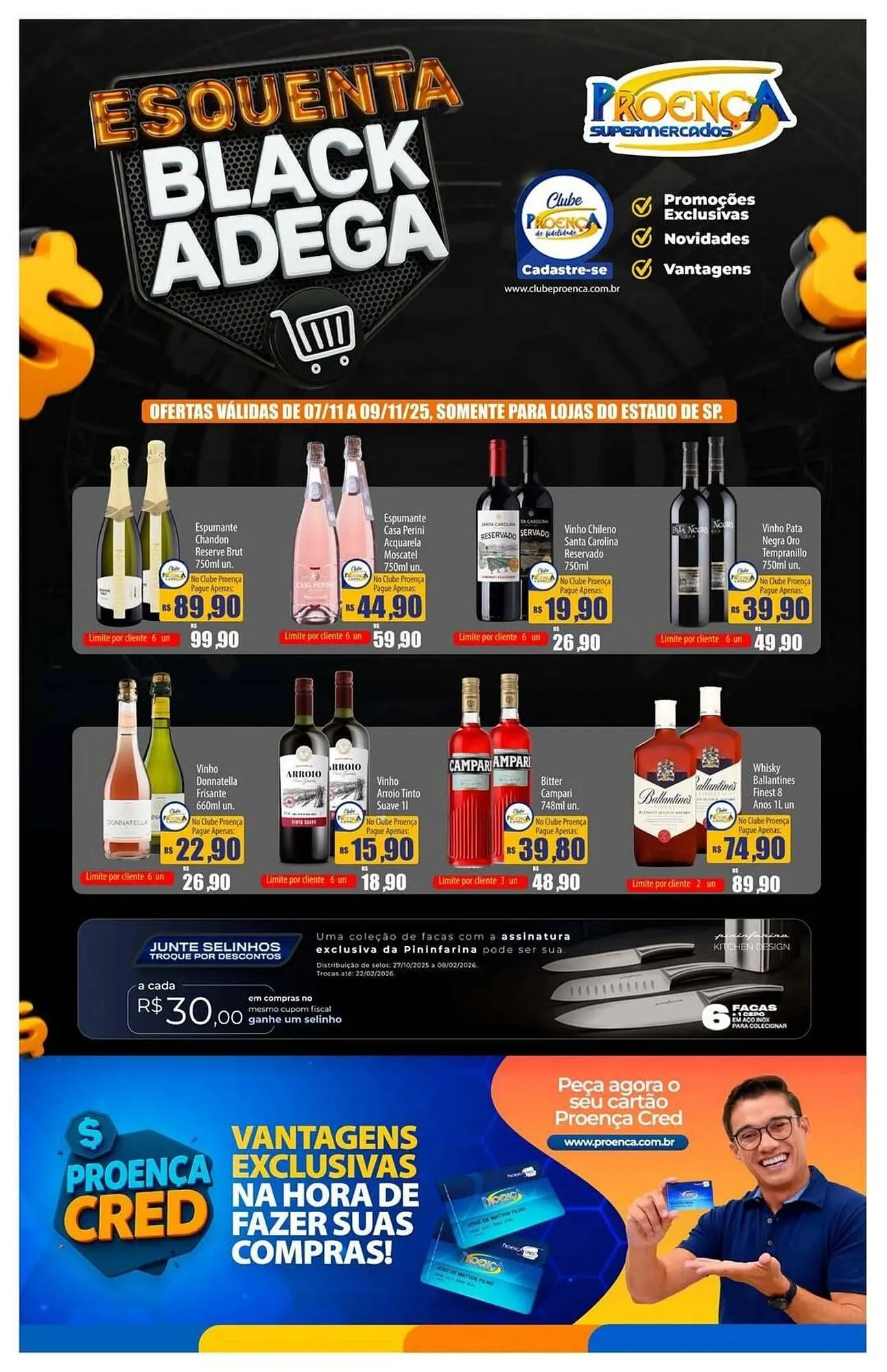 Encarte de Catálogo Proença Supermercados 8 de novembro até 9 de novembro 2025 - Pagina 1