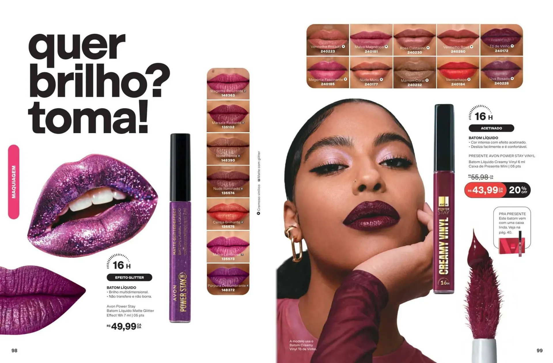 Encarte de Catálogo Avon 1 de junho até 30 de junho 2026 - Pagina 50