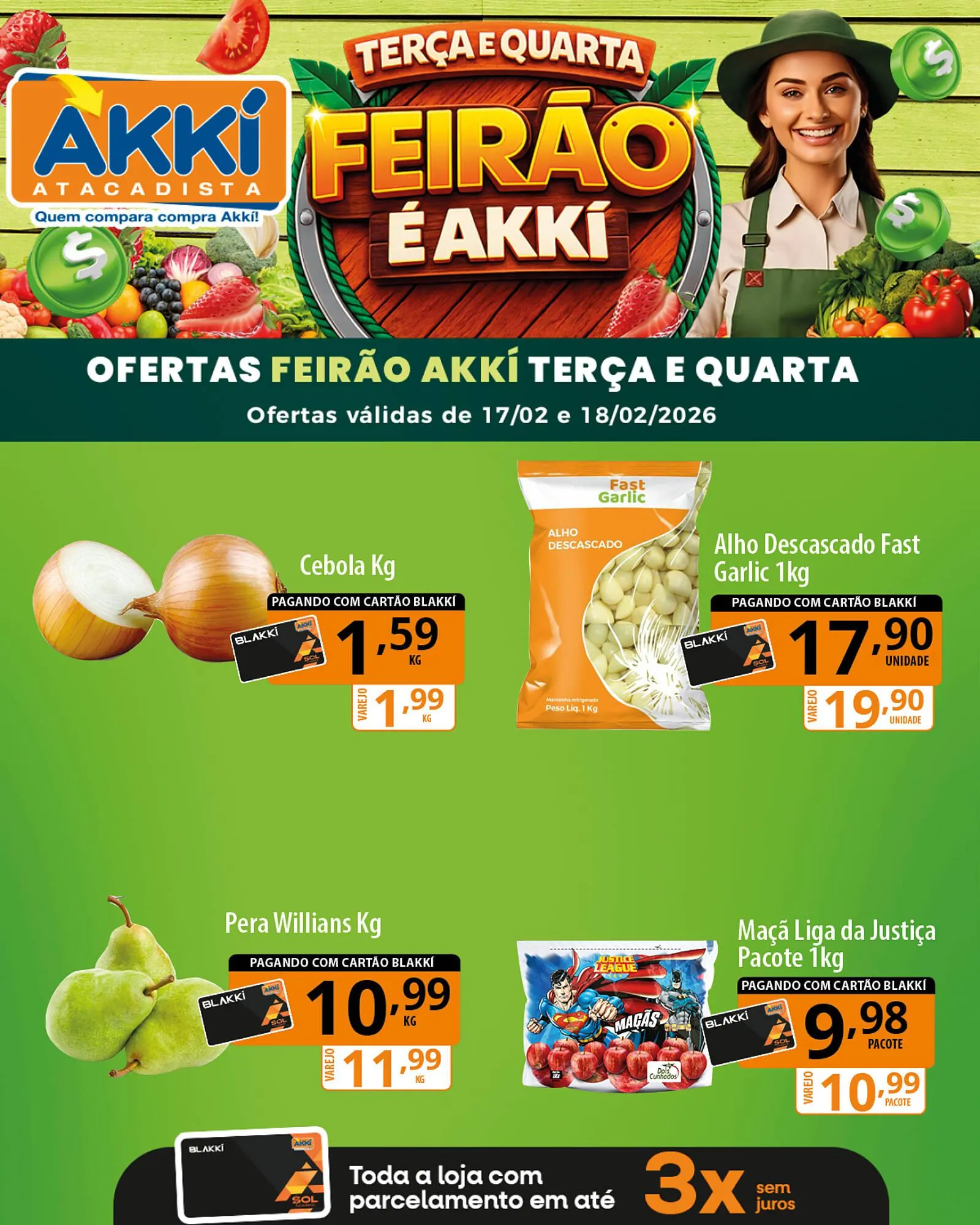 Encarte de Folheto Akki Atacadista 17 de fevereiro até 18 de fevereiro 2026 - Pagina 2