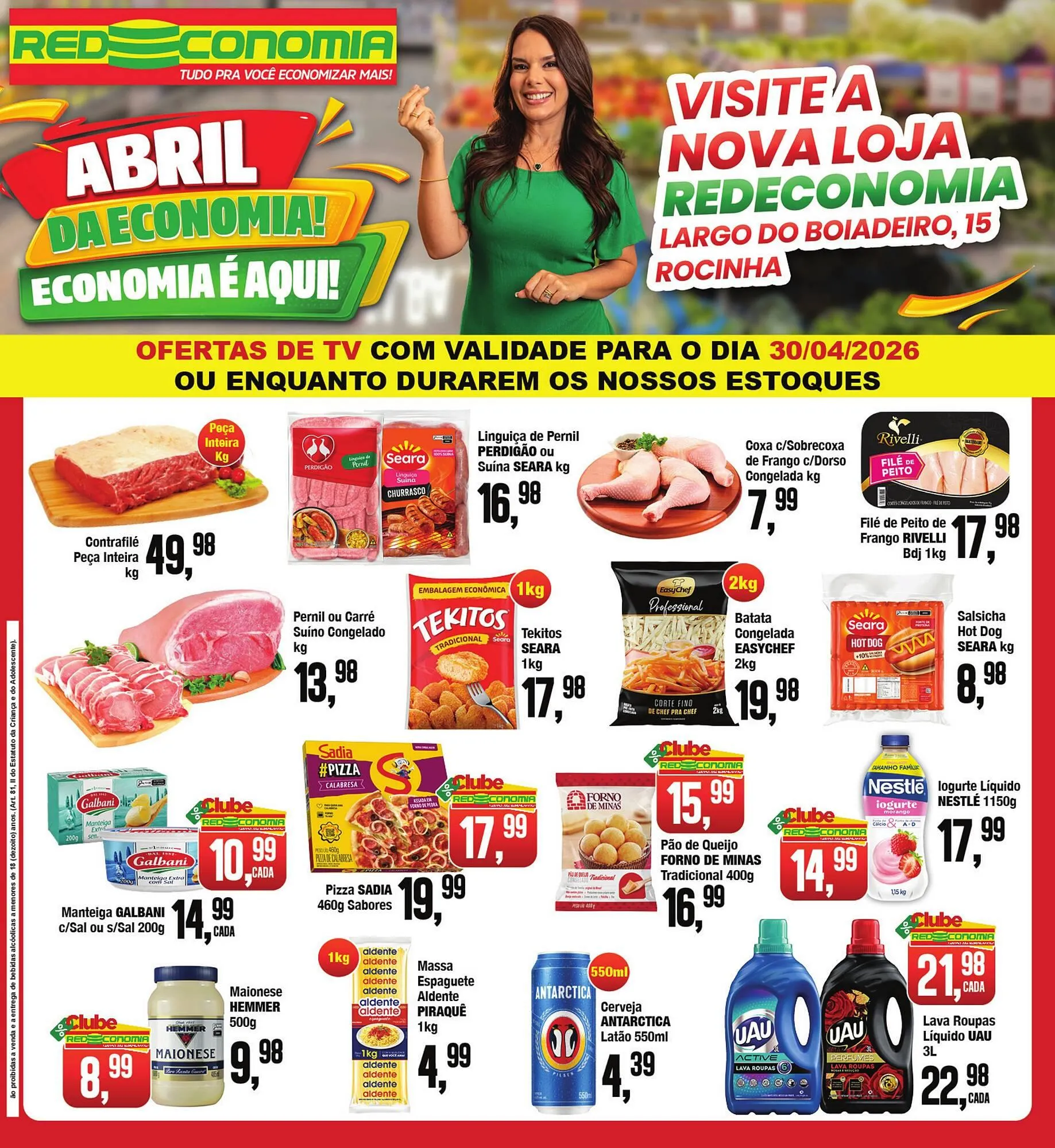 Encarte de Encarte Rede Economia 1 de maio até 11 de maio 2026 - Pagina 1