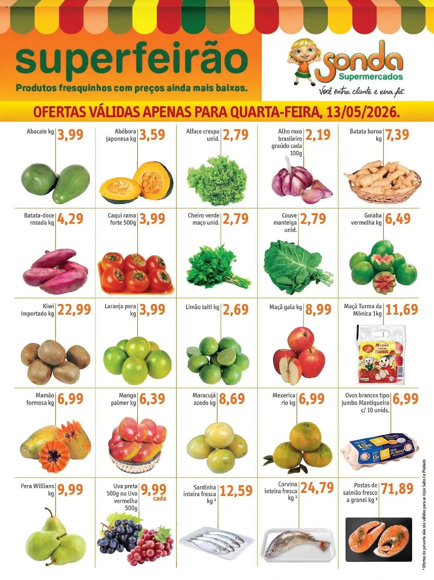 Encarte de Folheto Sonda 13 de maio até 14 de maio 2026 - Pagina 1