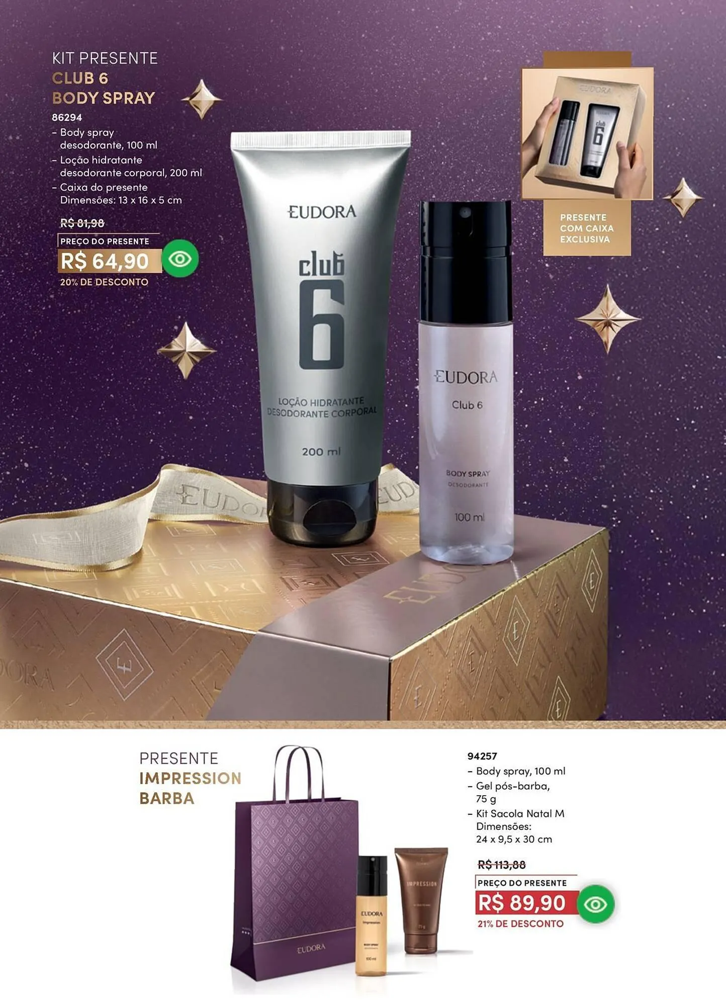 Encarte de Catálogo Eudora 27 de novembro até 27 de dezembro 2025 - Pagina 48