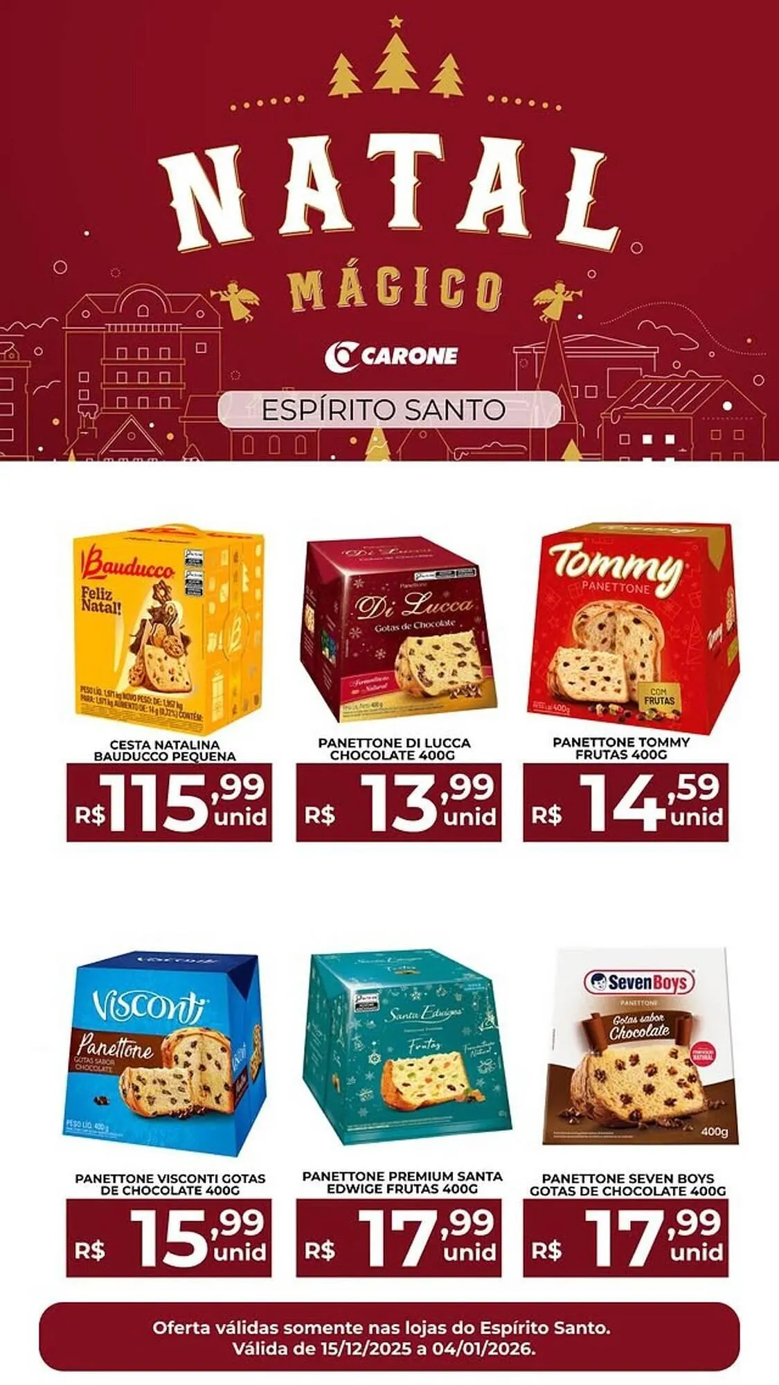 Encarte de Encarte Carone 22 de dezembro até 4 de janeiro 2026 - Pagina 6