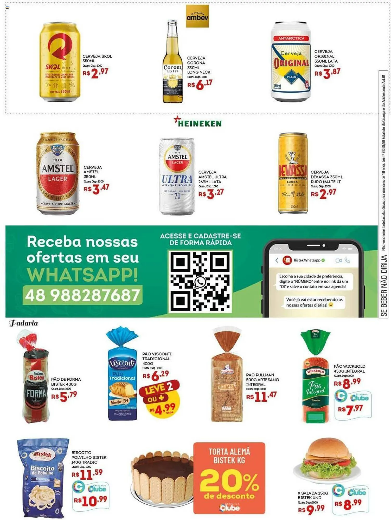 Encarte de Catálogo Bistek Supermercados 17 de janeiro até 4 de fevereiro 2024 - Pagina 12