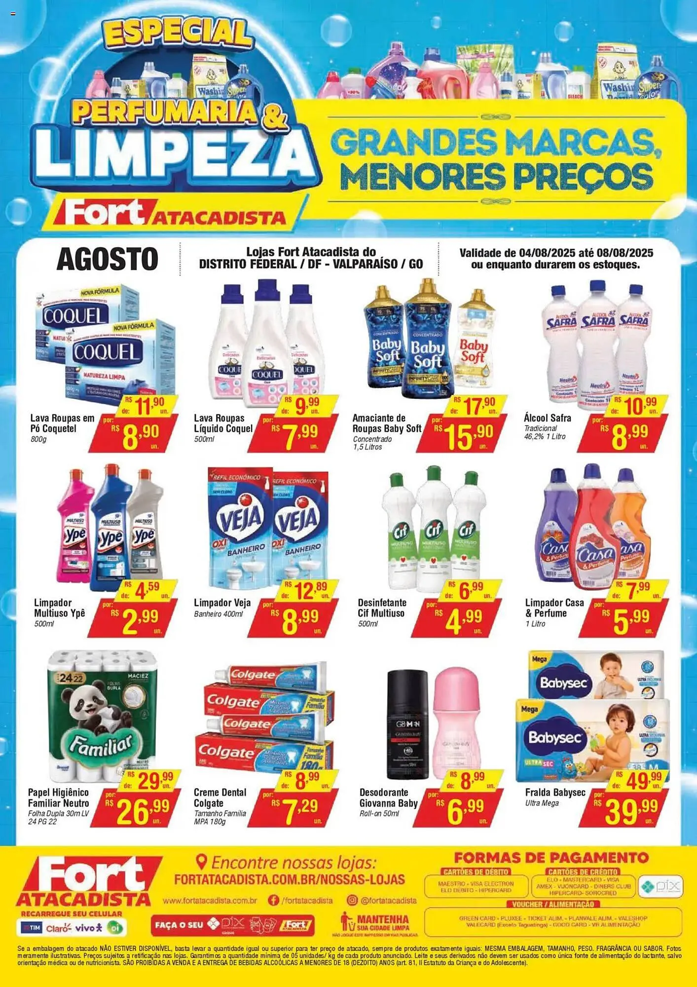 Encarte de Catálogo Fort Atacadista 4 de agosto até 8 de agosto 2025 - Pagina 1