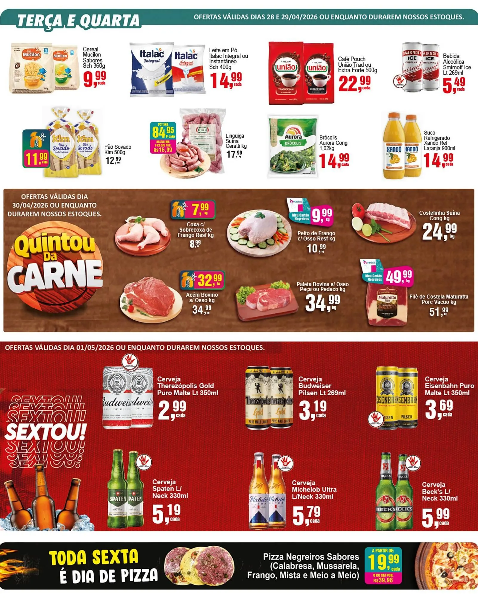 Encarte de Folheto Negreiros 27 de abril até 4 de maio 2026 - Pagina 3