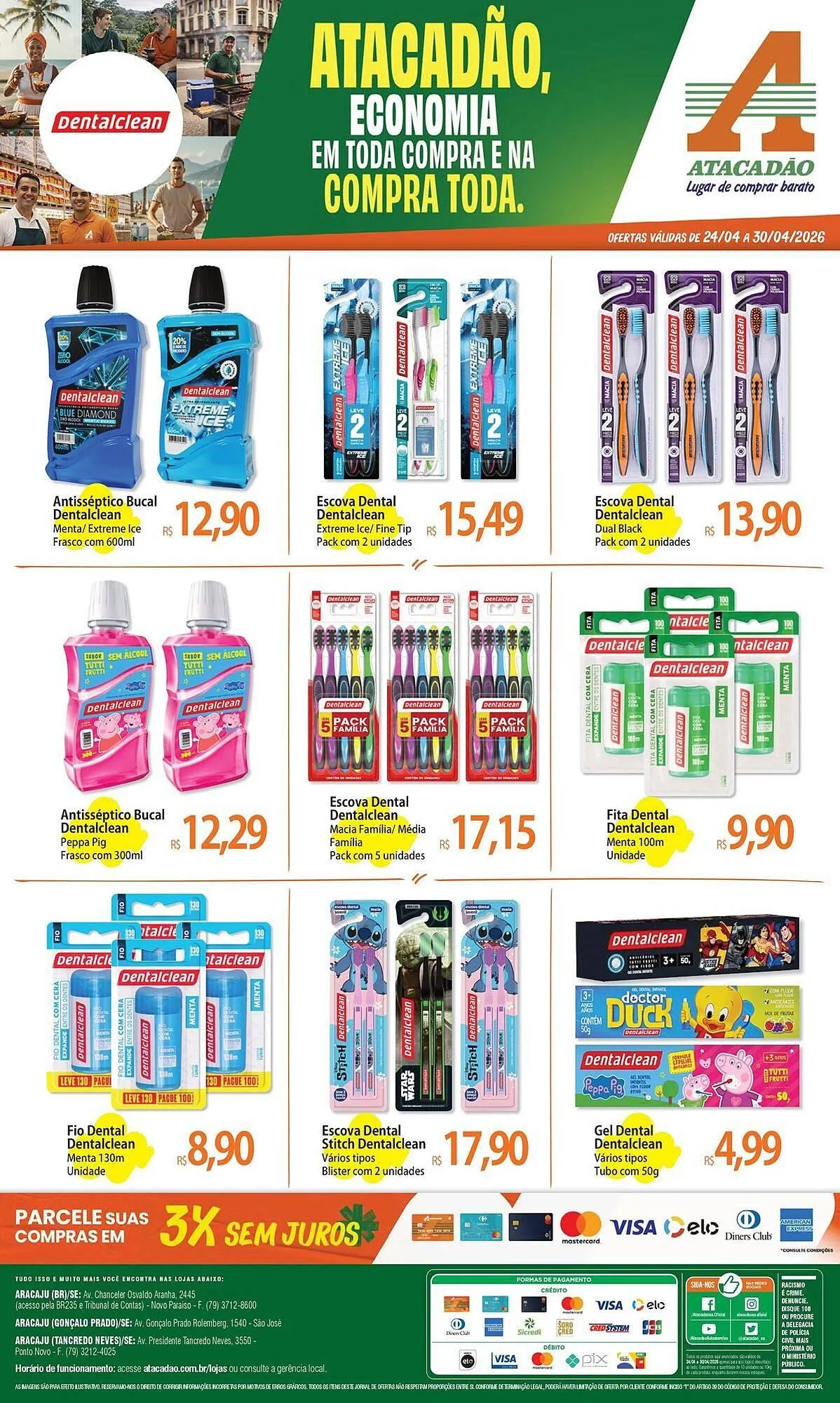 Encarte de Folheto Atacadão 24 de abril até 30 de abril 2026 - Pagina 1