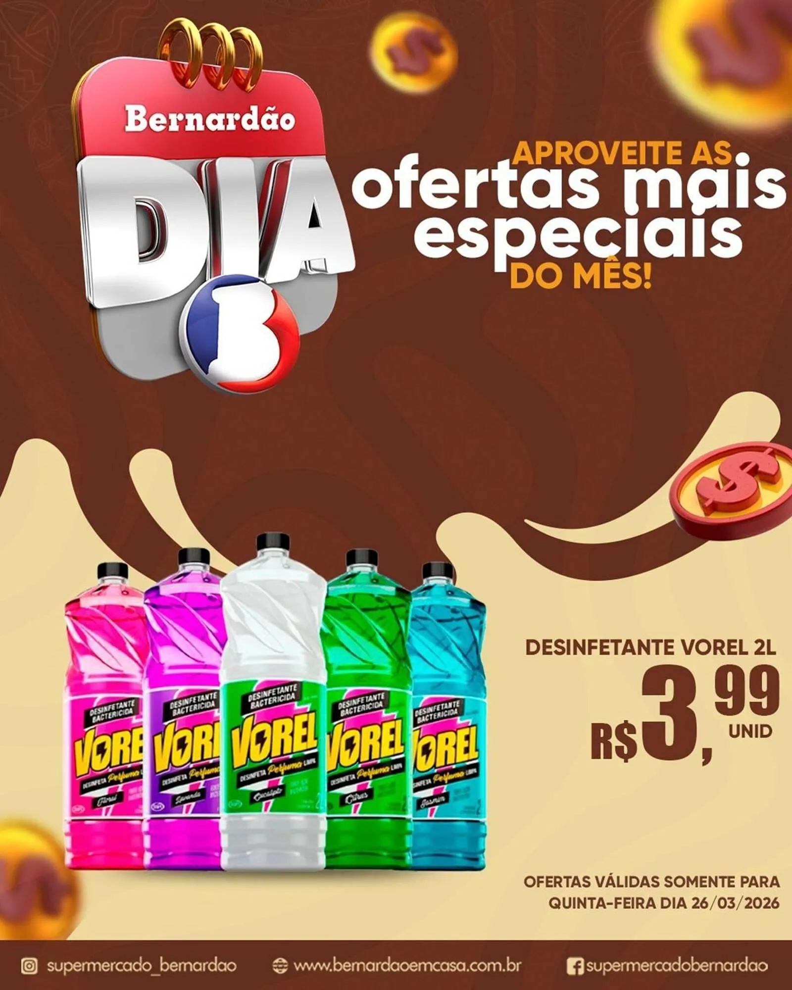 Encarte de Catálogo Supermercado Bernardão 26 de março até 26 de março 2026 - Pagina 6