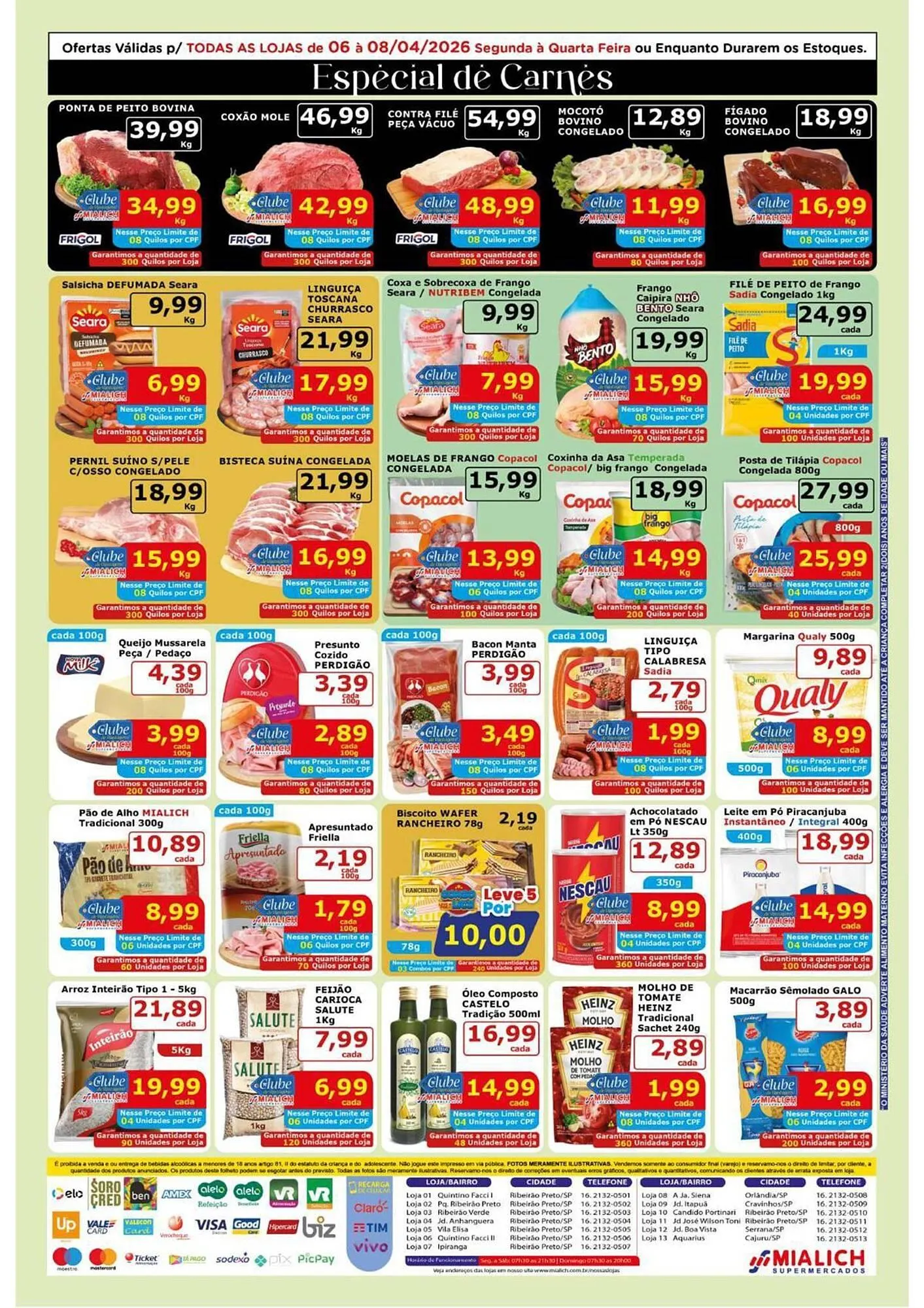 Encarte de Catálogo Mialich Supermercados 6 de abril até 8 de abril 2026 - Pagina 3