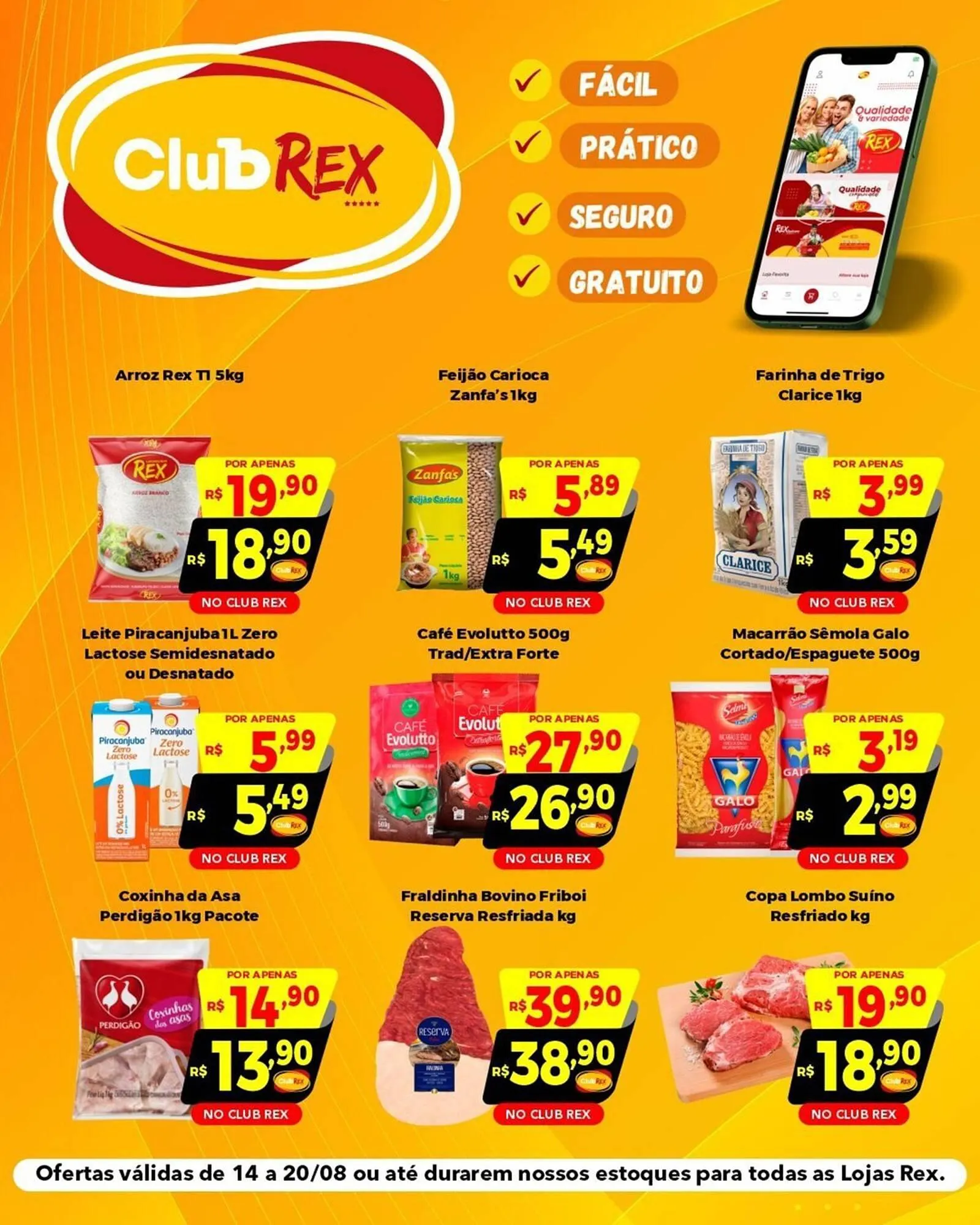 Encarte de Catálogo Supermercados Rex 15 de agosto até 20 de agosto 2025 - Pagina 4