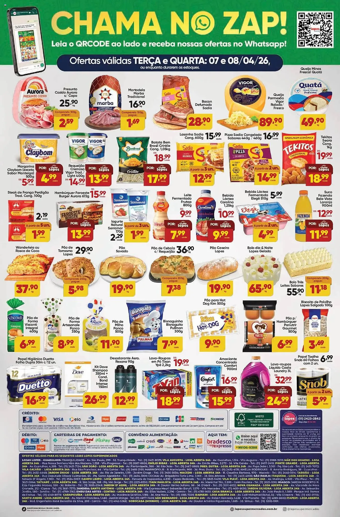 Encarte de Folheto Lopes Supermercados 7 de abril até 8 de abril 2026 - Pagina 2