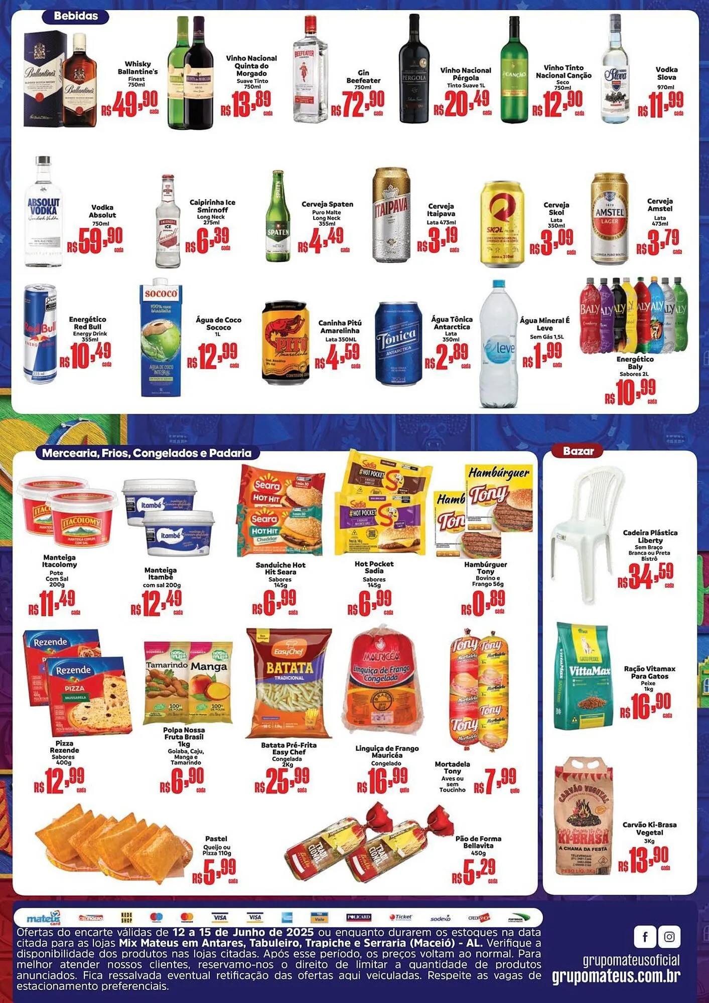 Encarte de Catálogo Supermercados Mateus 12 de junho até 15 de junho 2025 - Pagina 2