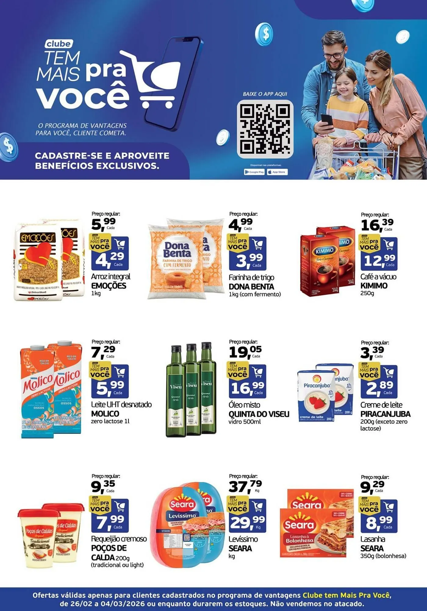 Encarte de Encarte Cometa Supermercados 26 de fevereiro até 4 de março 2026 - Pagina 1