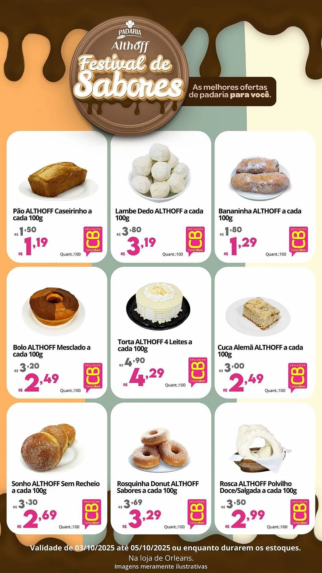 Encarte de Encarte Althoff Supermercados 3 de outubro até 5 de outubro 2025 - Pagina 1