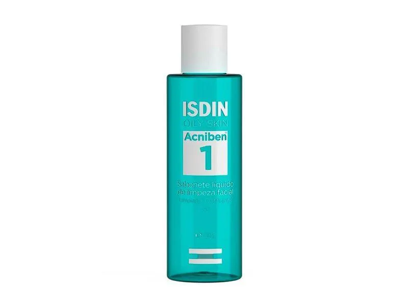 Sabonete de Limpeza Facial Isdin Oily Skin Acniben 208g