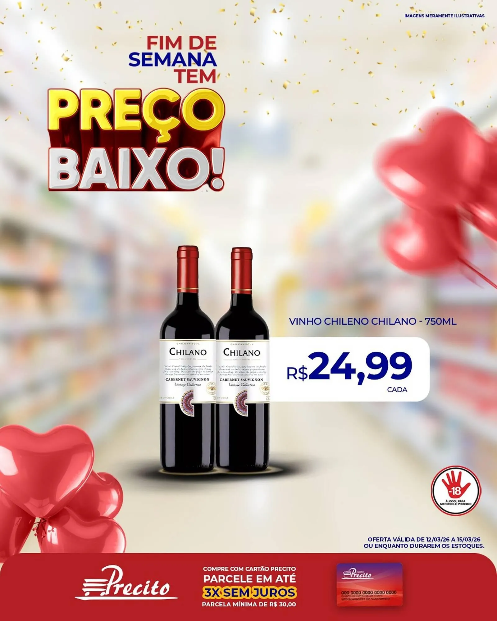 Encarte de Catálogo Supermercado Precito 12 de março até 16 de março 2026 - Pagina 3